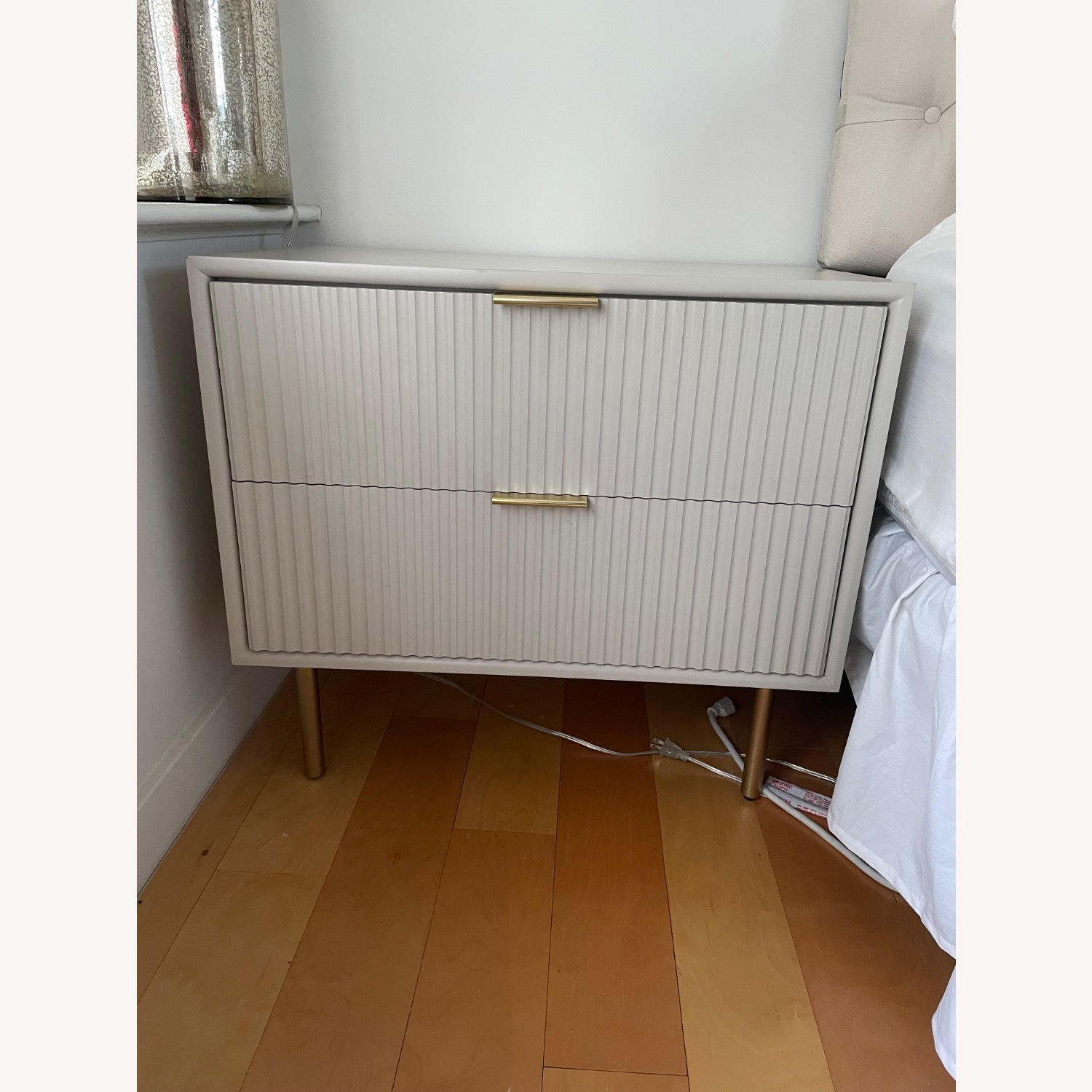 West Elm Quinn 2-Drawer Nightstand - image-1