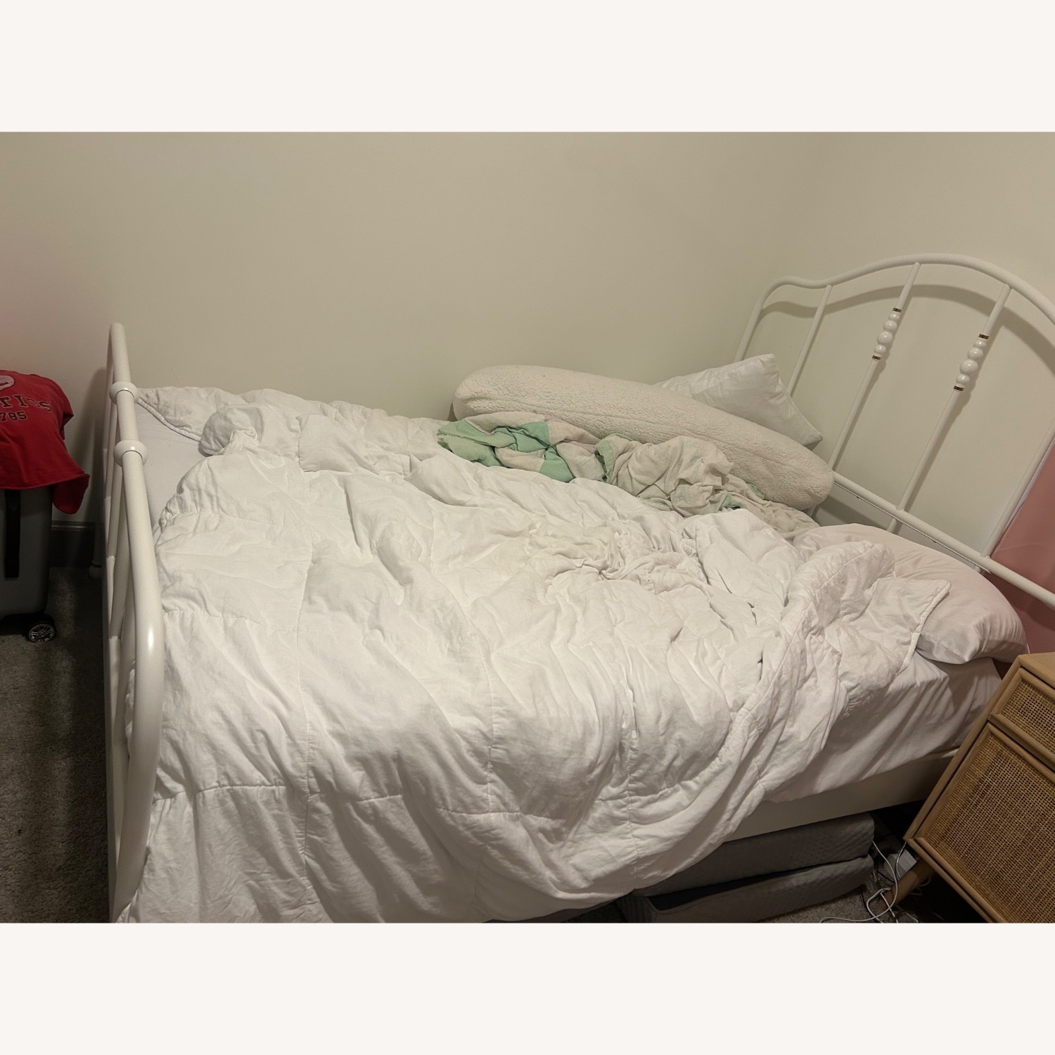 IKEA SAGSTUA Metal Bed Frame - image-3