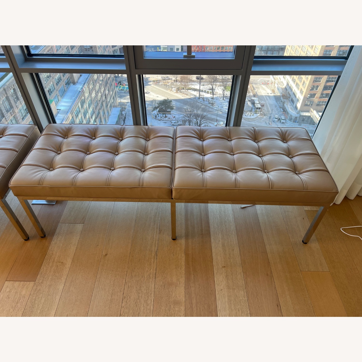 Florence Knoll Style Wide Benches - image-2
