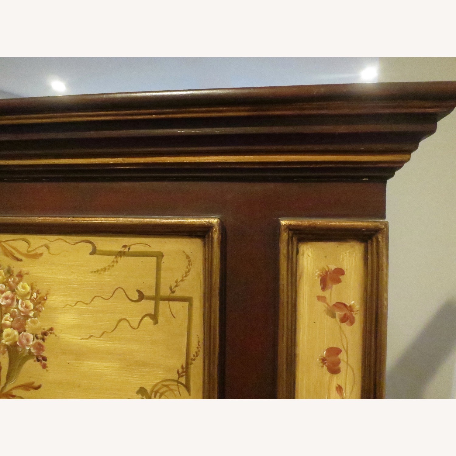 Large Floral Pattern Floor/Wall Mirror - image-2