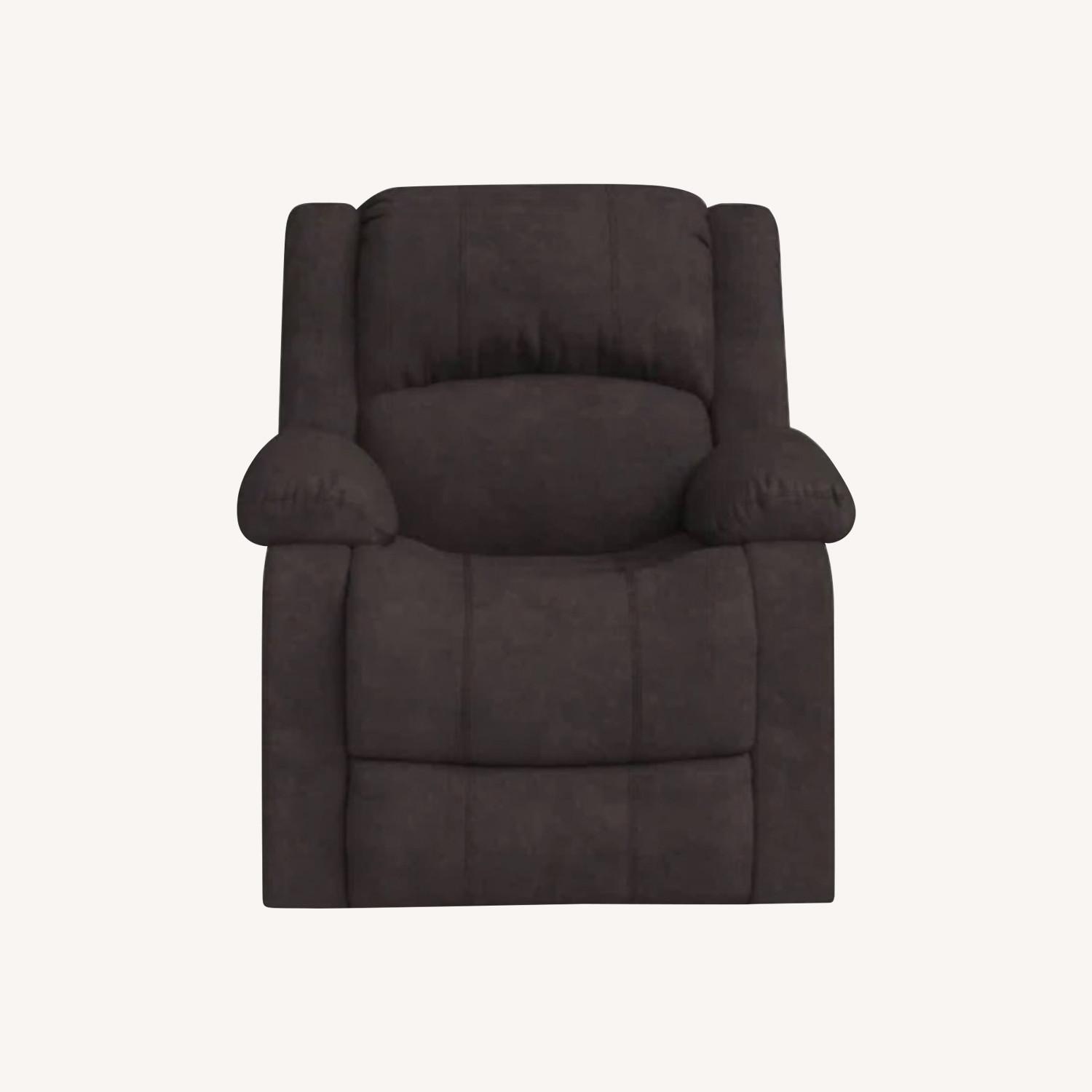 Dark Brown Recliner - image-0