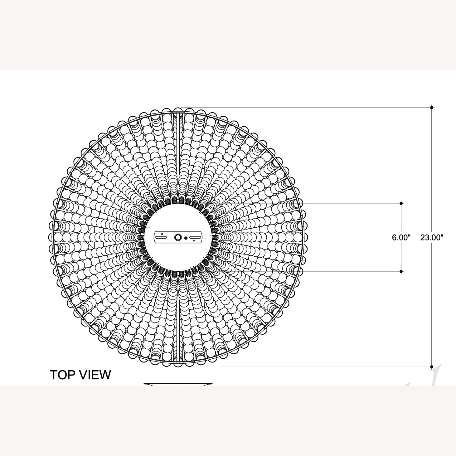 Emerald Green and Black Beaded Chandelier - image-4