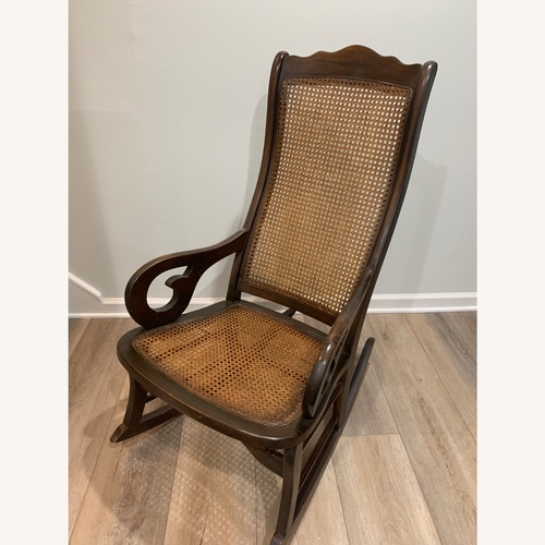 Used Rocking Chair Cane & Wood  for sale on AptDeco