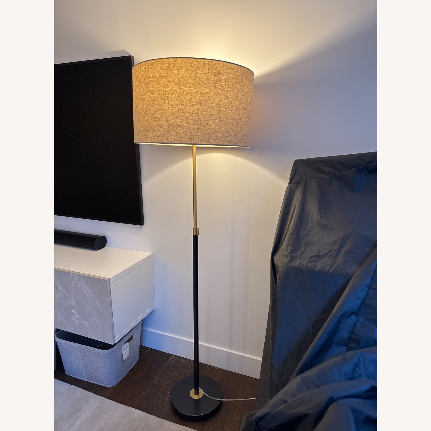 West Elm Telescoping Adjustable Floor Lamp 60" - image-3