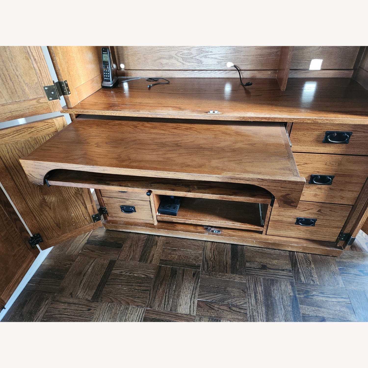 Computer Desk and Armoire - image-9