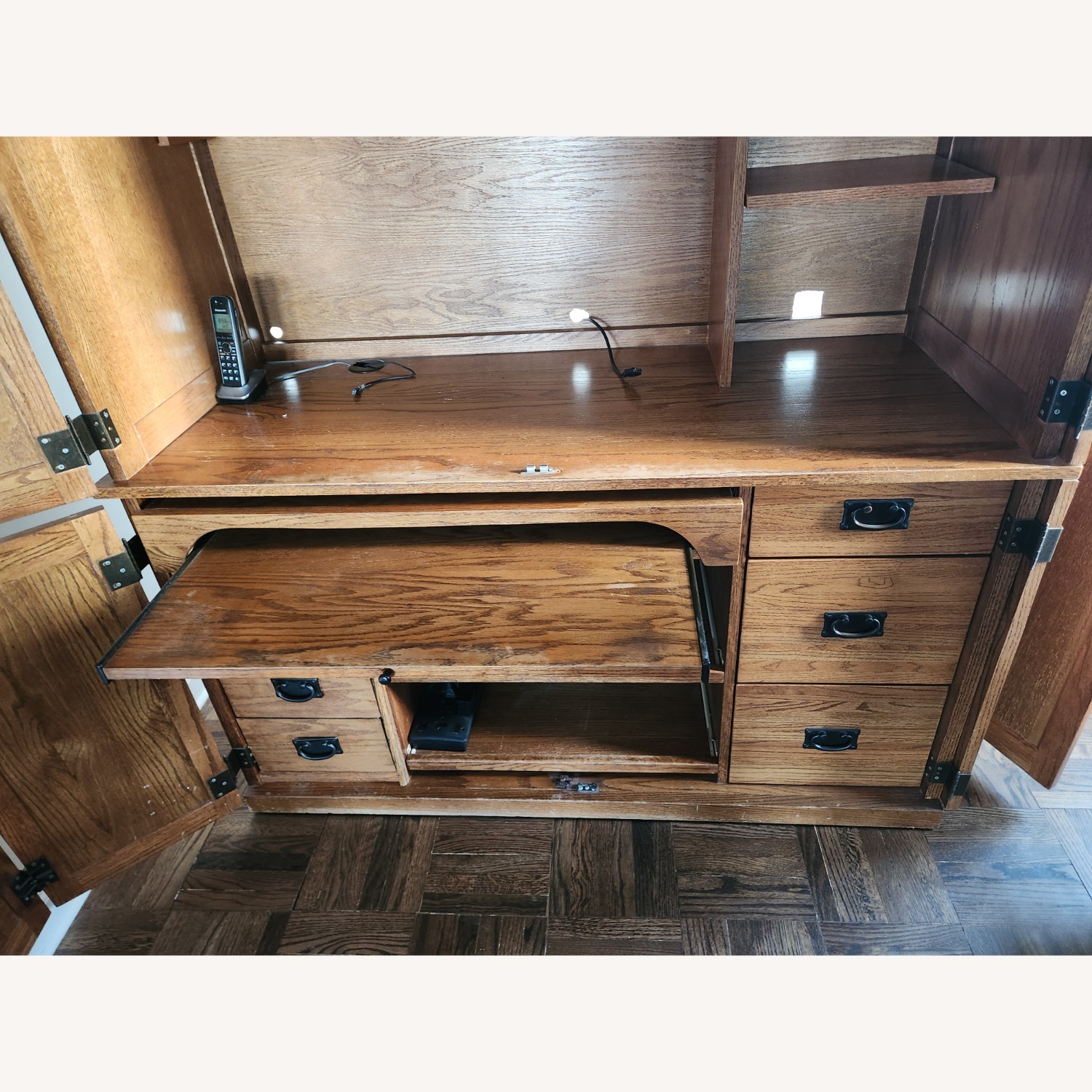 Computer Desk and Armoire - image-7