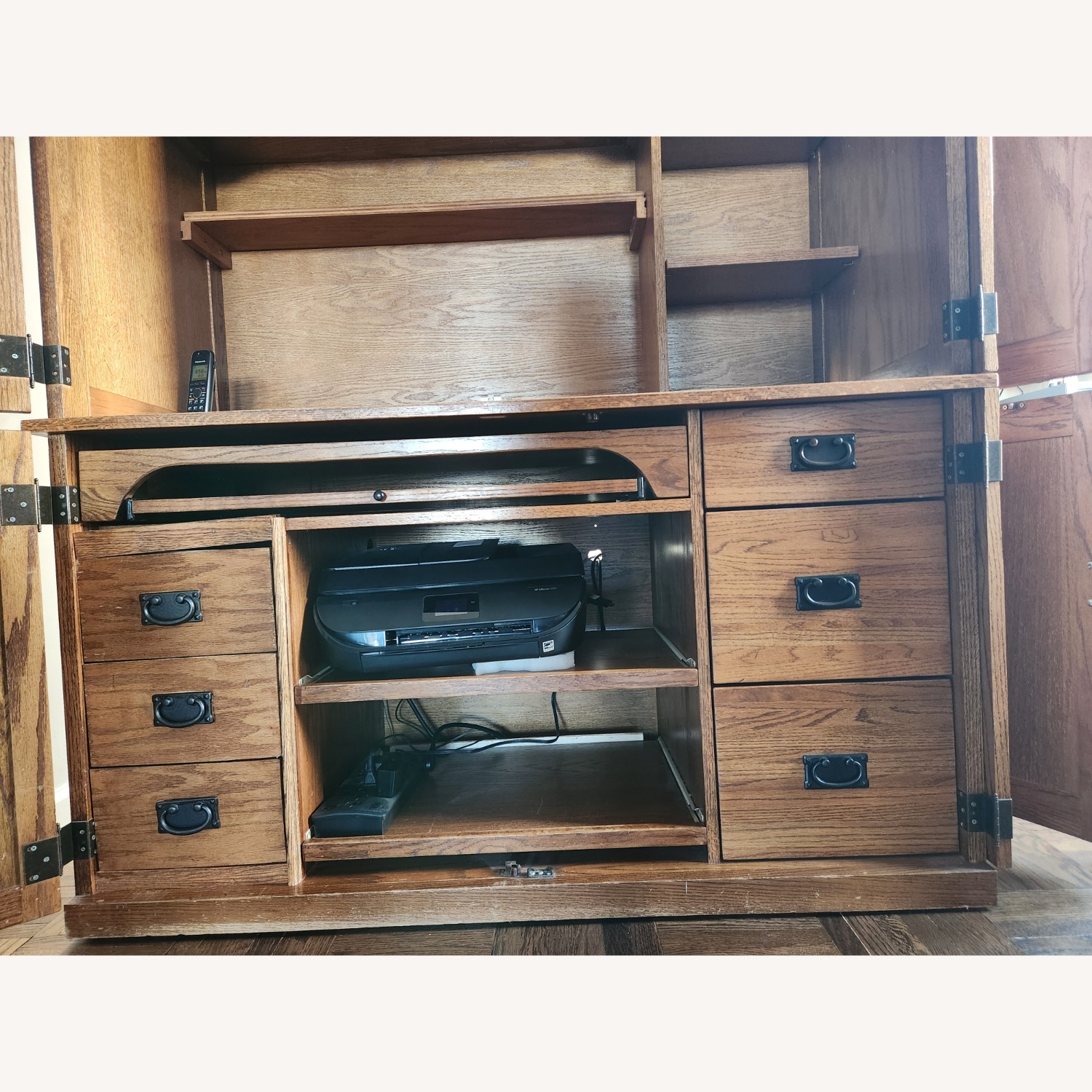 Computer Desk and Armoire - image-4