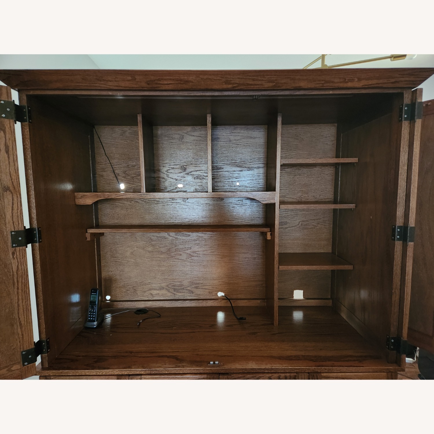 Computer Desk and Armoire - image-2