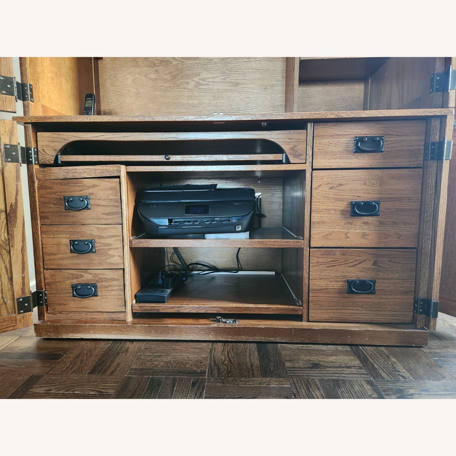 Computer Desk and Armoire - image-5