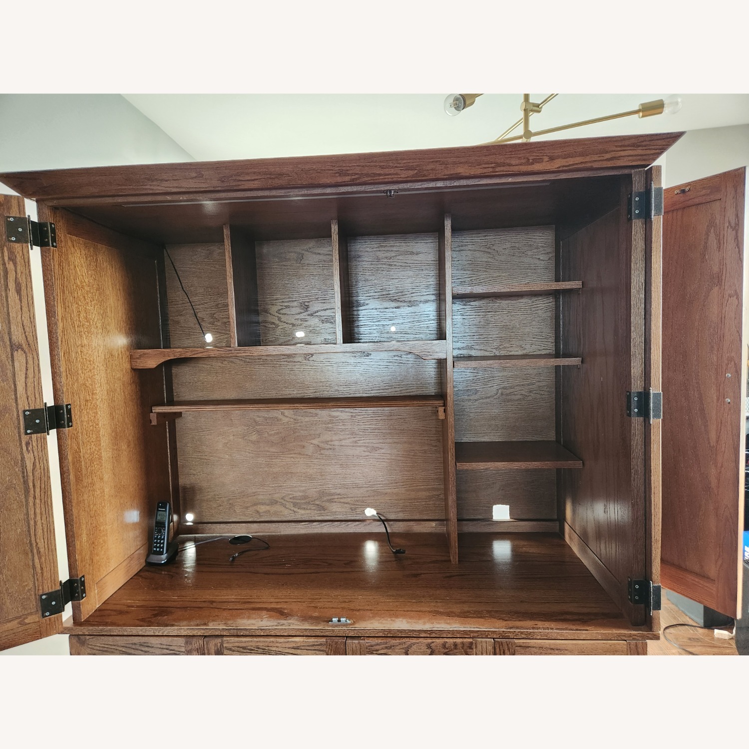 Computer Desk and Armoire - image-3