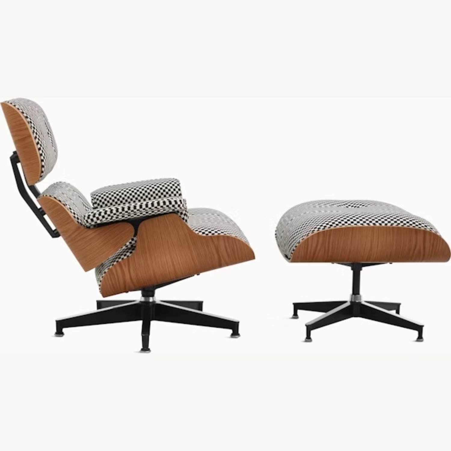 Herman Miller Eames Lounge Chair & Ottomam – Checker - image-6