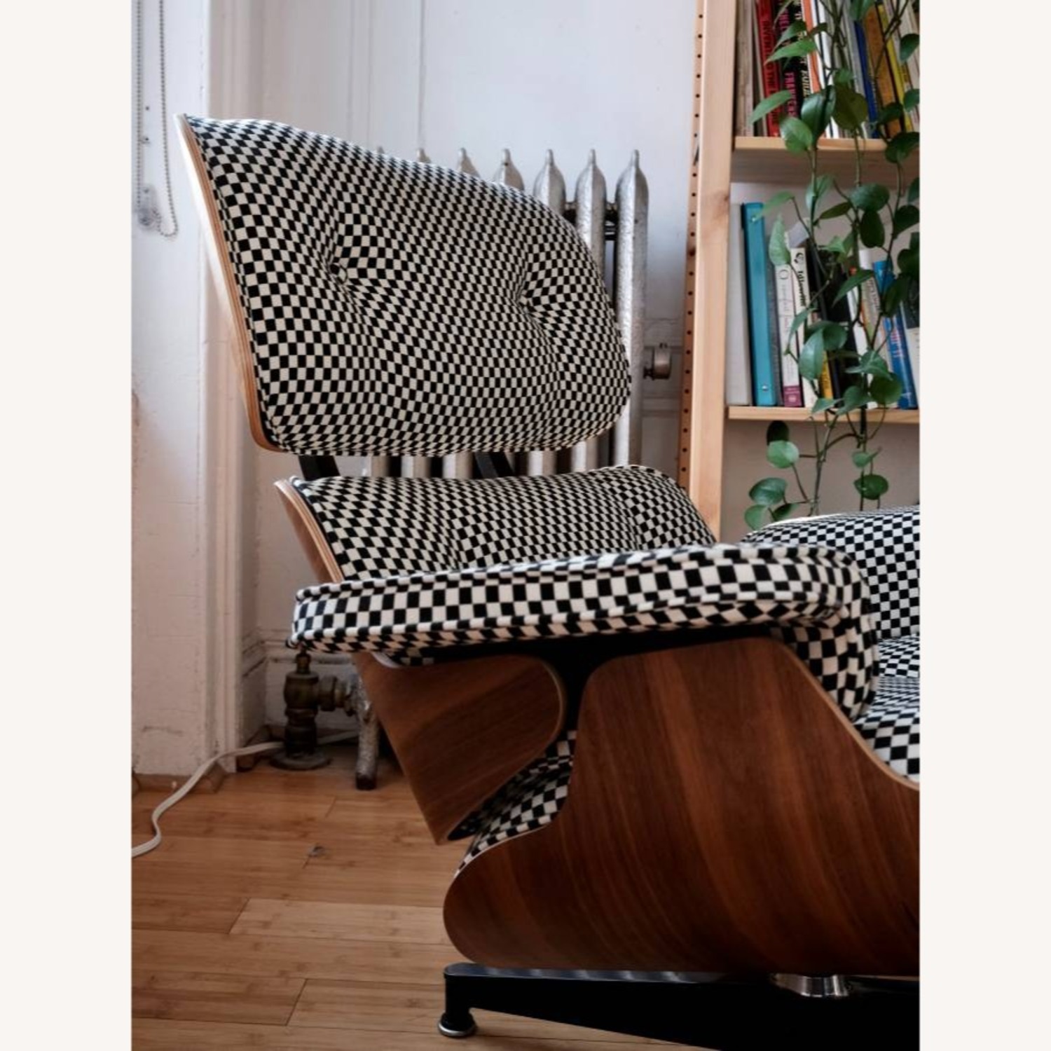 Herman Miller Eames Lounge Chair & Ottomam – Checker - image-1
