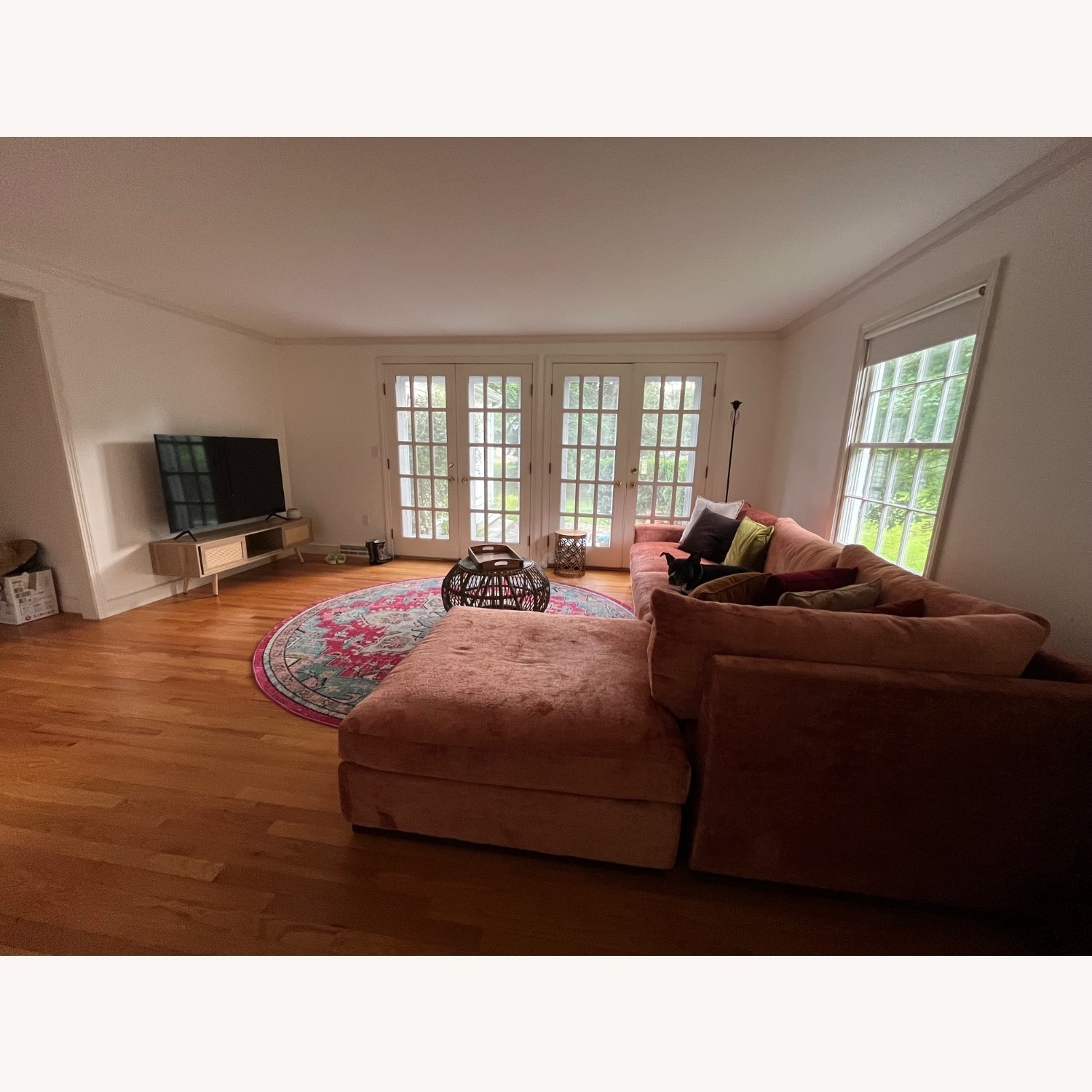 Joybird Holt Sectional in Blush Terra Rose - image-3