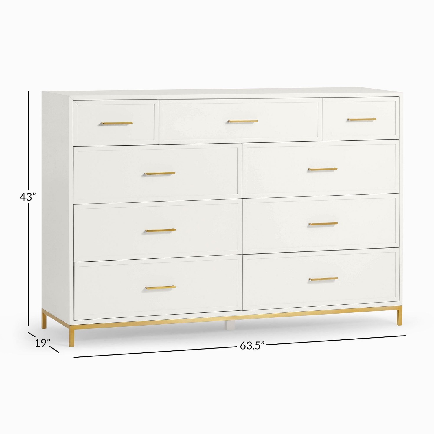 Pottery Barn Teen Blaire 9-drawer Grand Dresser - image-2