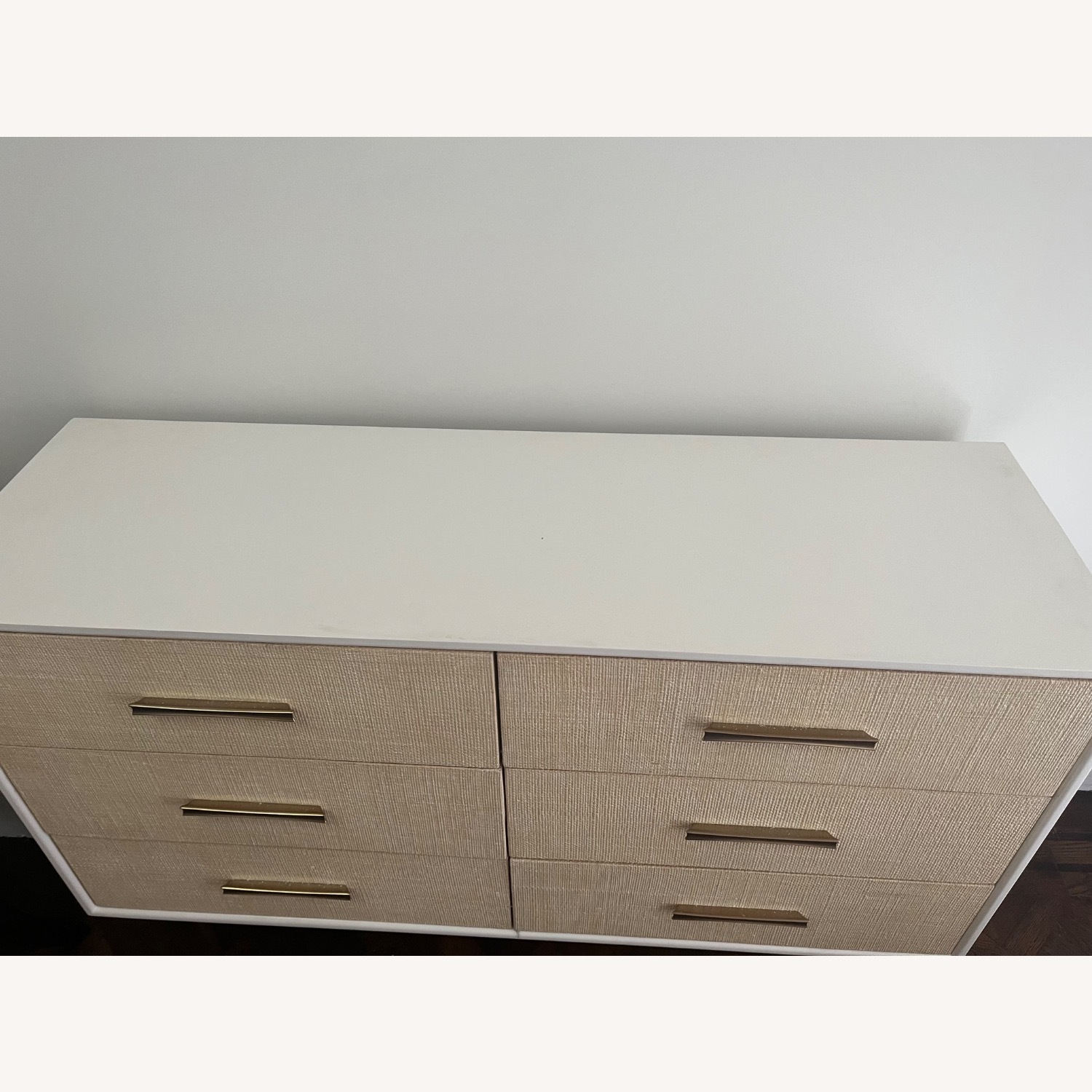 West Elm Margot Raffia 6-Drawer Dresser (56") - image-8