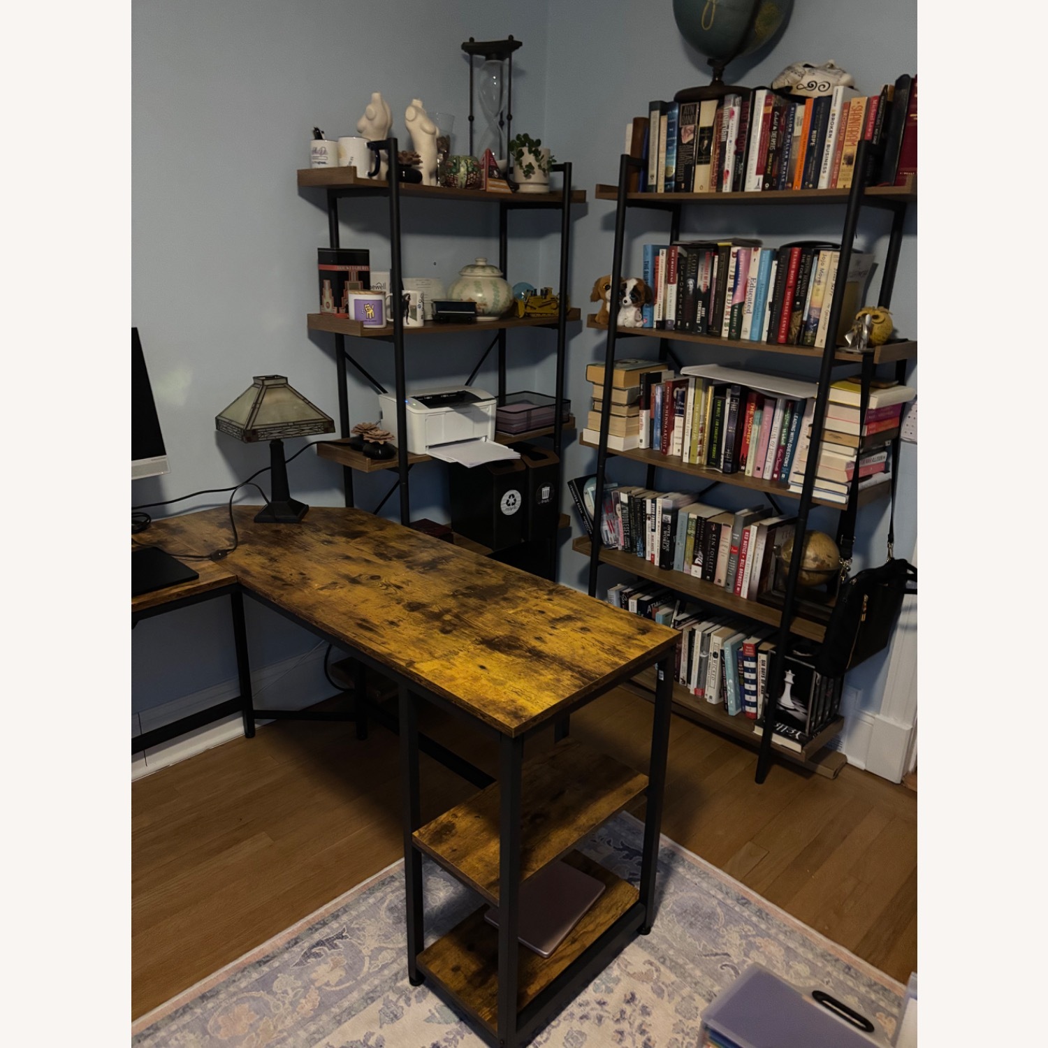 Wayfair Enprise 54.3'' L-Shaped Metal Base Writing Desk - image-4