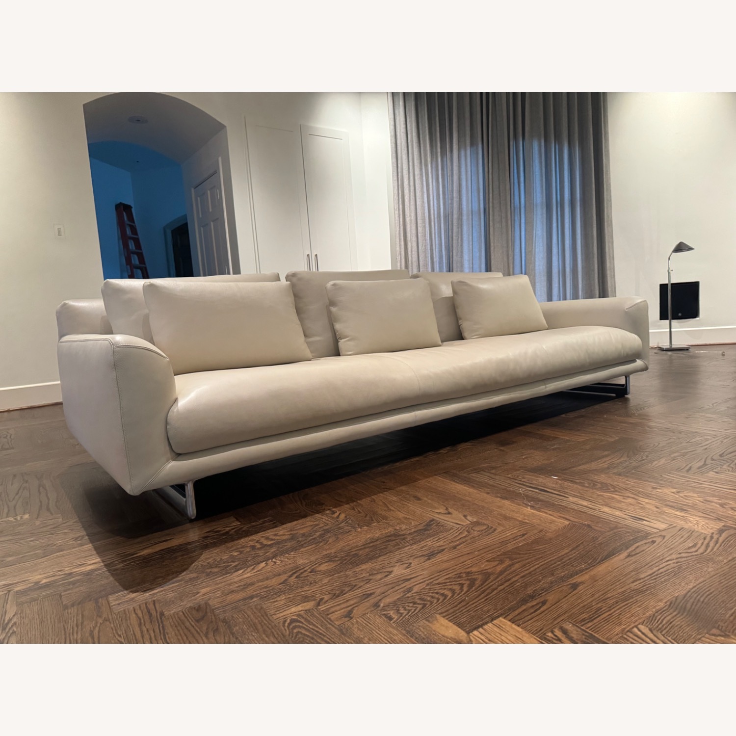 Design Within Reach Lecco Sofa 110" - Leather - image-1