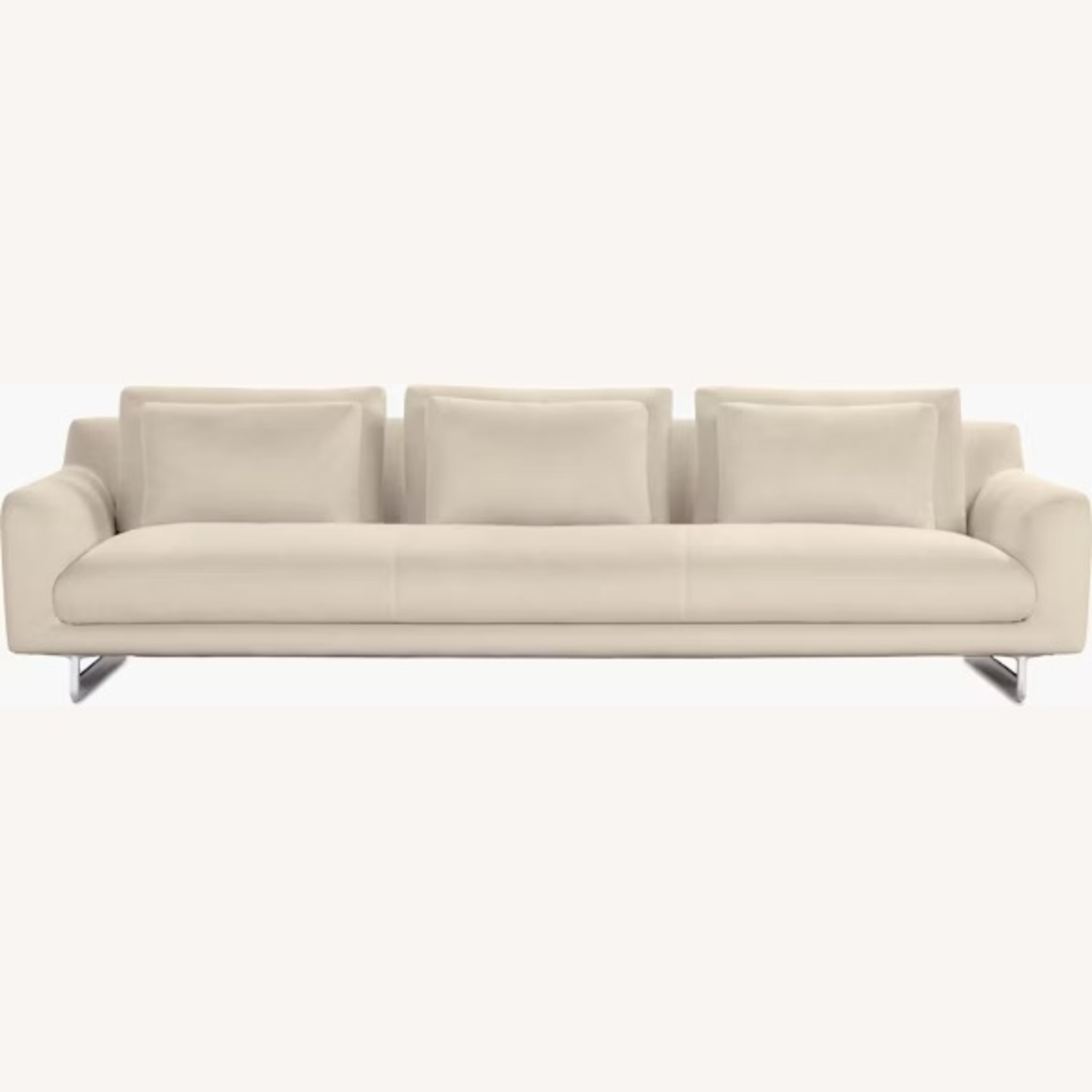 Design Within Reach Lecco Sofa 110" - Leather - image-7