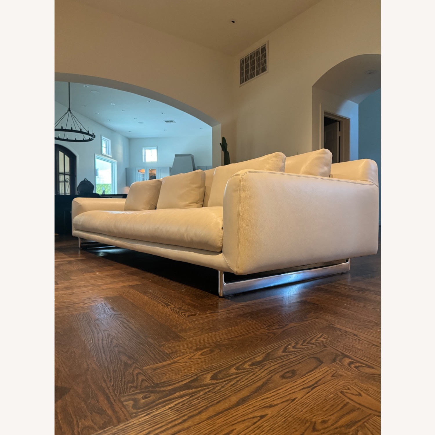 Design Within Reach Lecco Sofa 110" - Leather - image-3