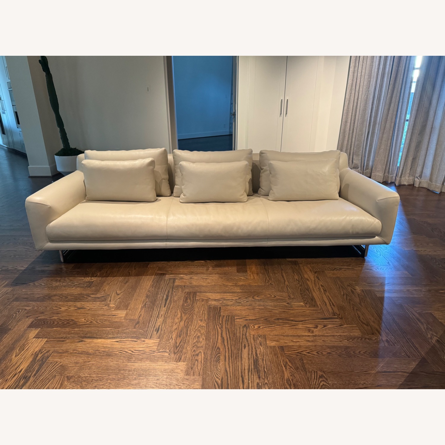 Design Within Reach Lecco Sofa 110" - Leather - image-4