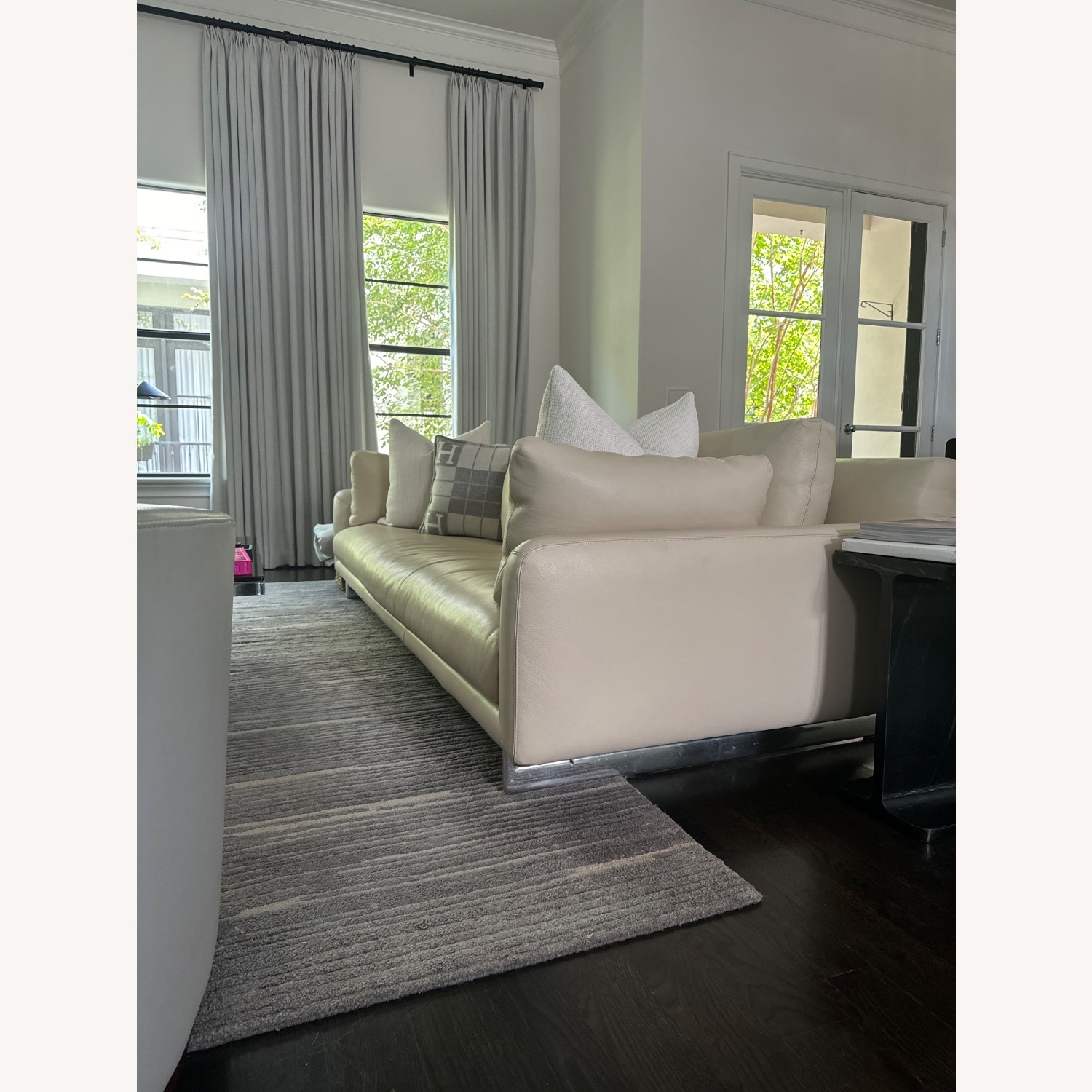 Design Within Reach Lecco Sofa 110" - Leather - image-6