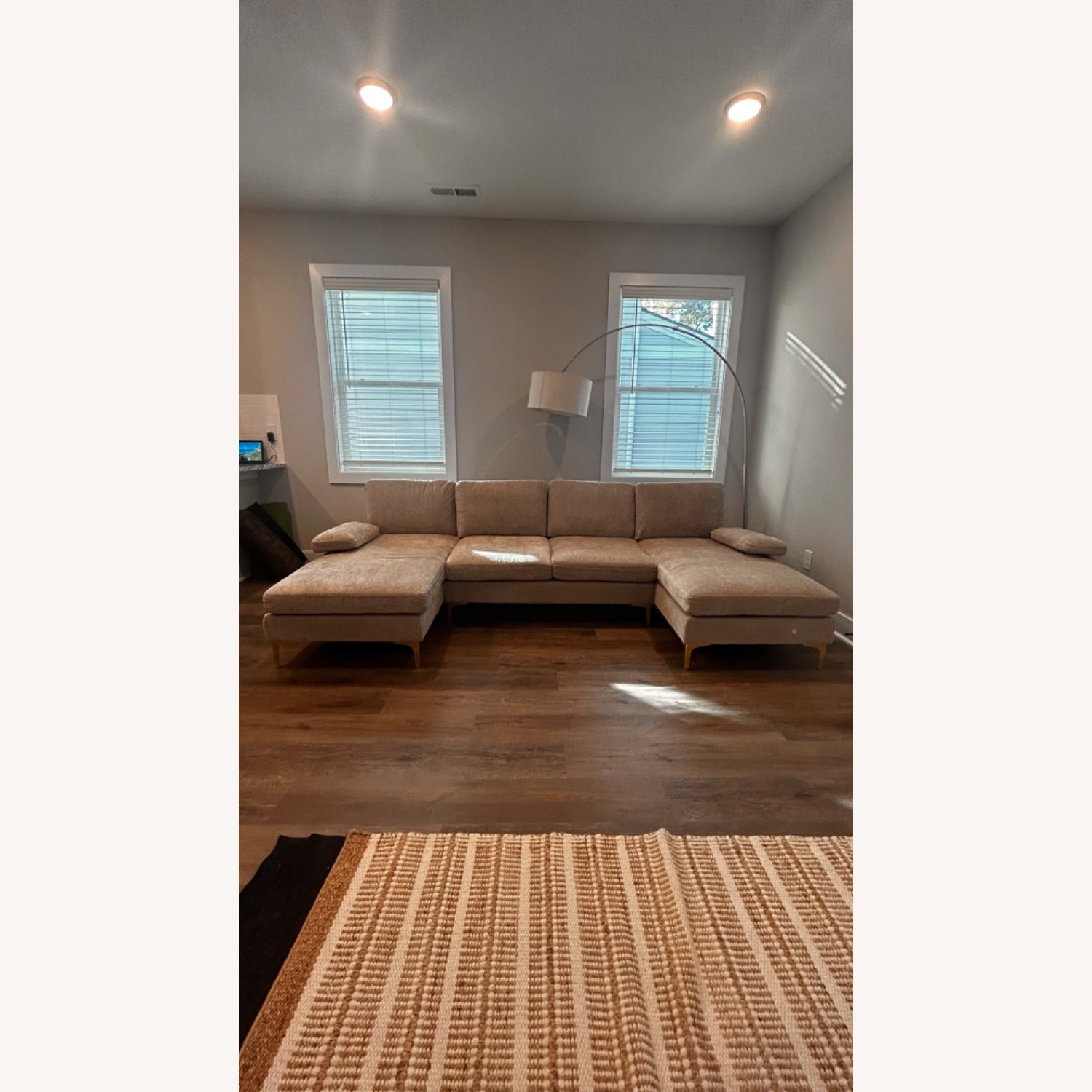 Wayfair Orlando U-Shape Fabric Upholstered Sectional Sofa - image-1