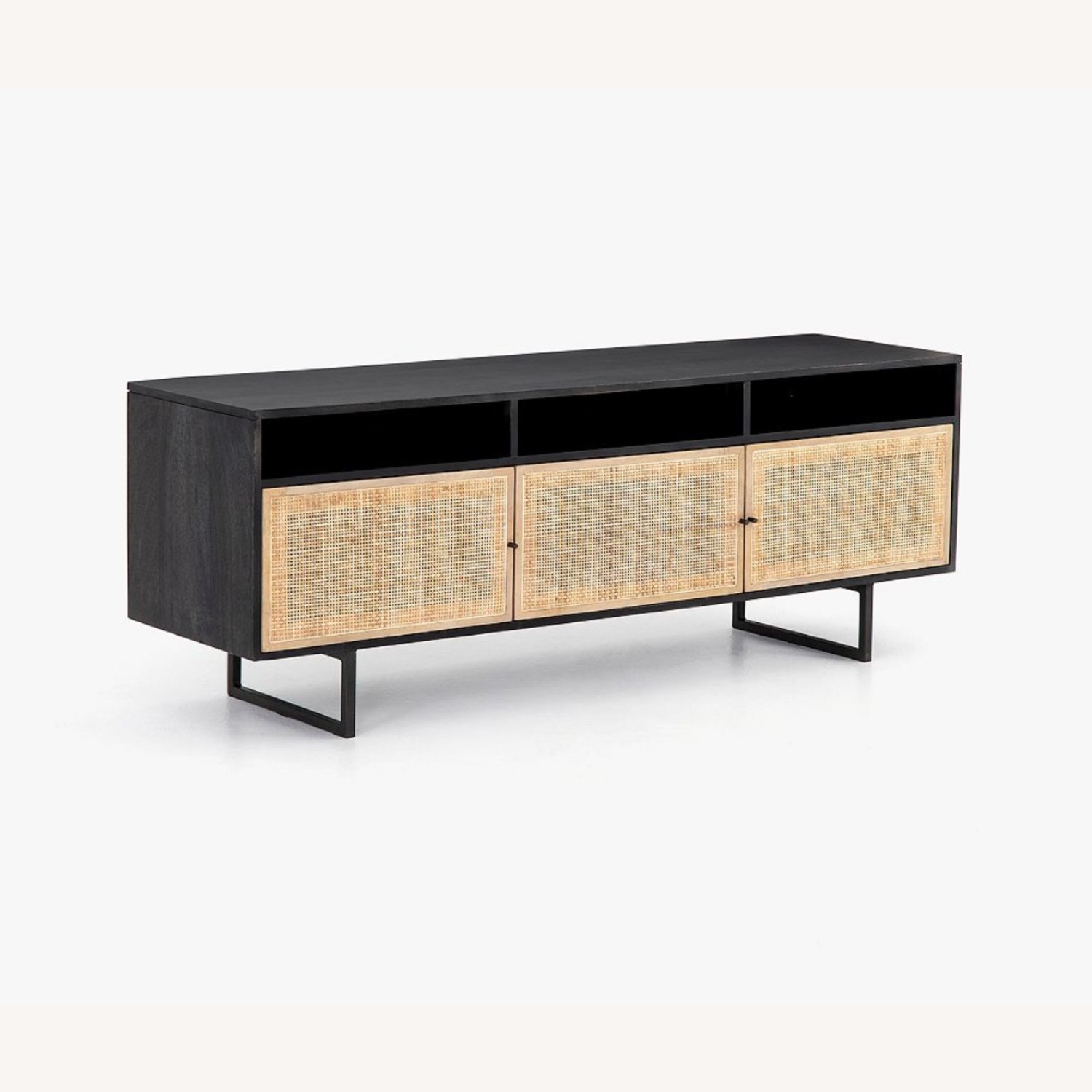 Pottery Barn Dolores Cane Media Console - image-3