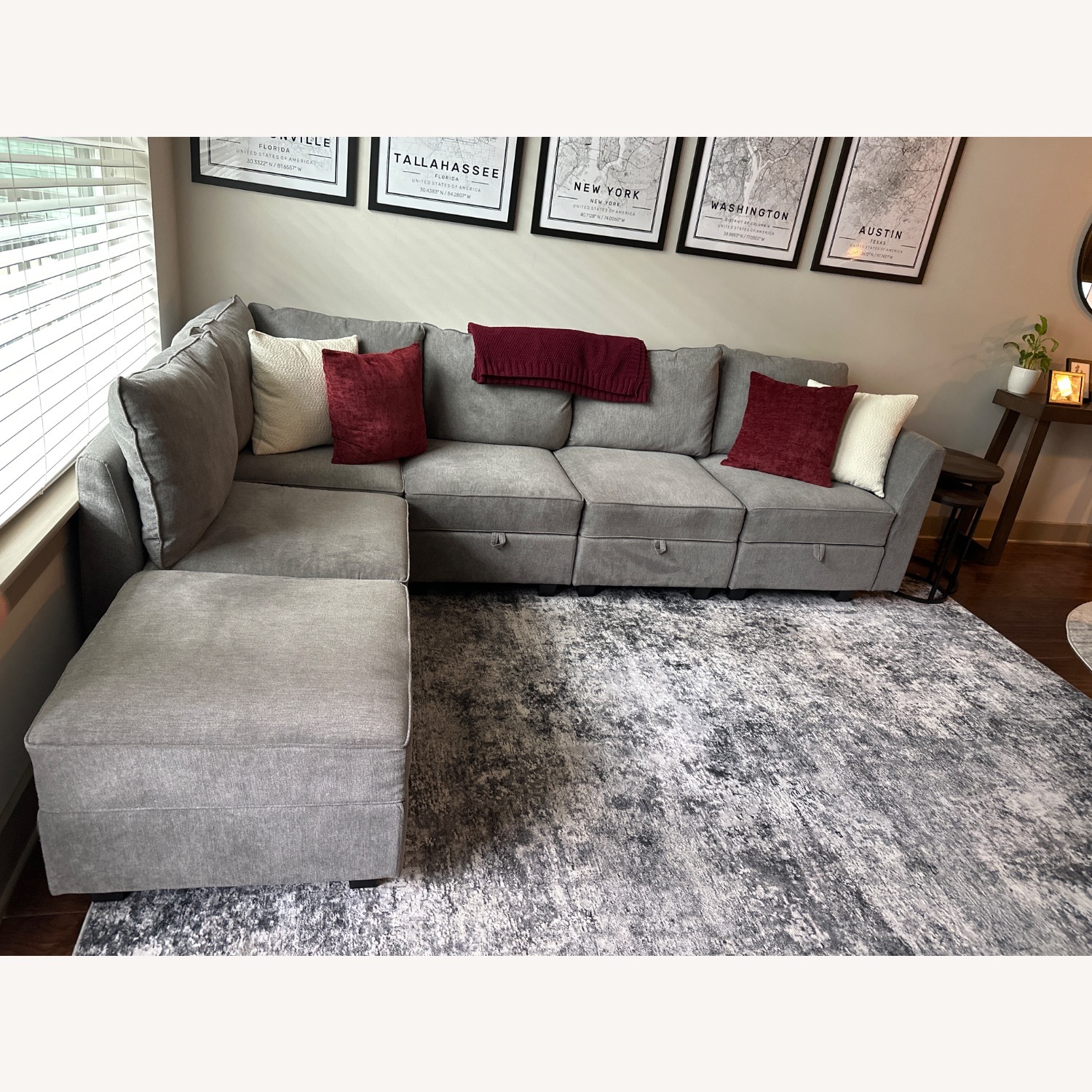 Wayfair  Latitude Run U Shaped Modular Sectional Sofa - image-2