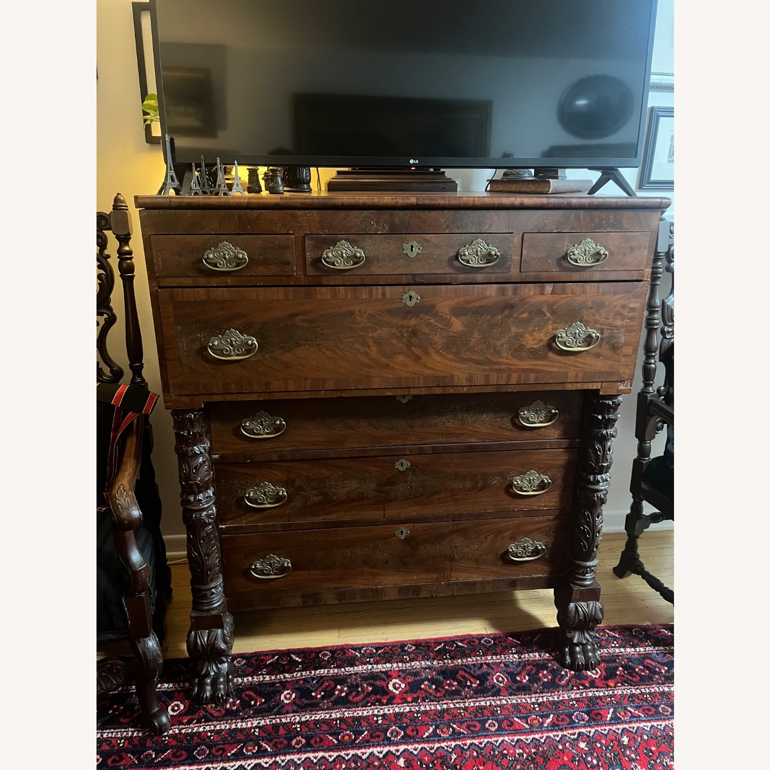 Victorian Claw Foot Dresser - image-1