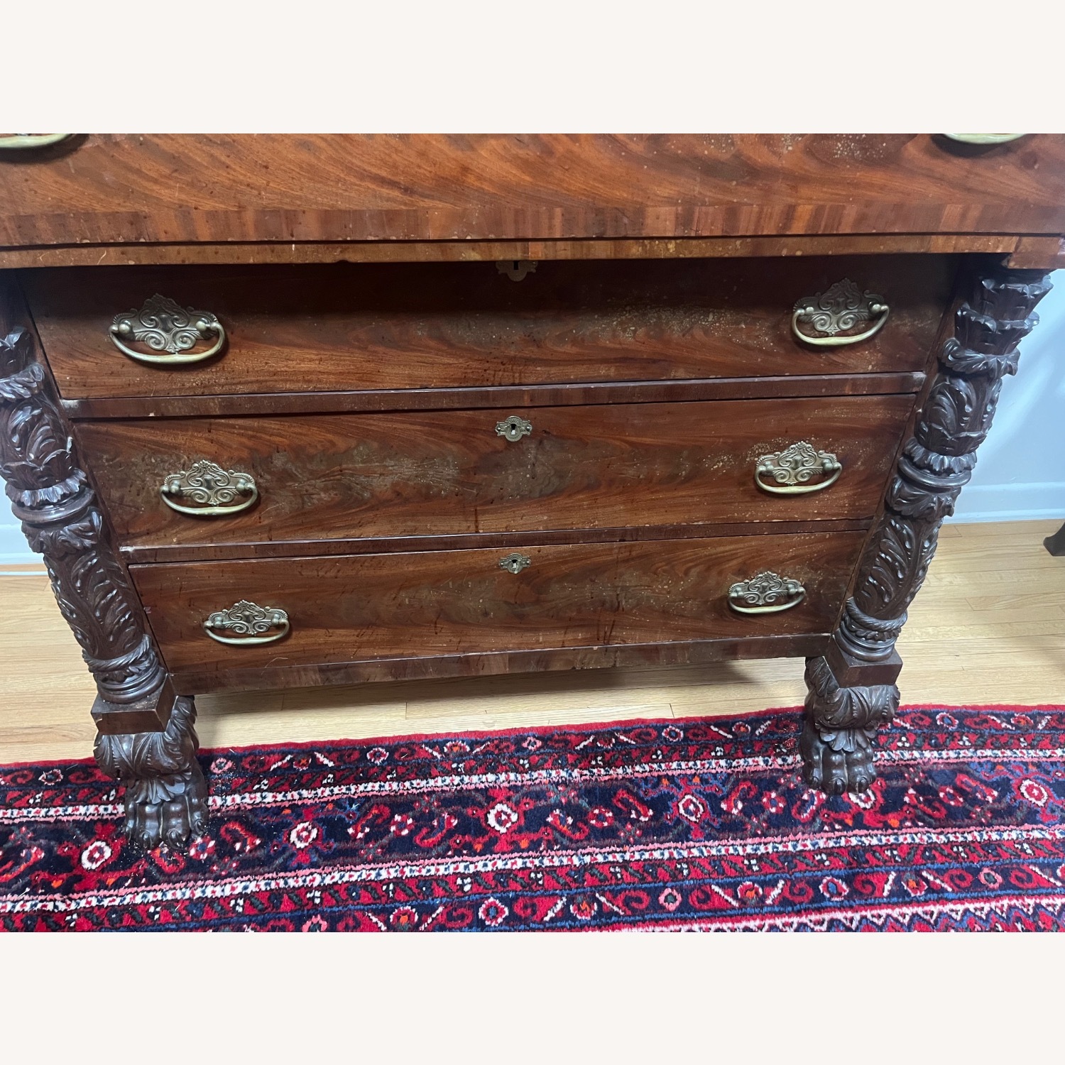 Victorian Claw Foot Dresser - image-8