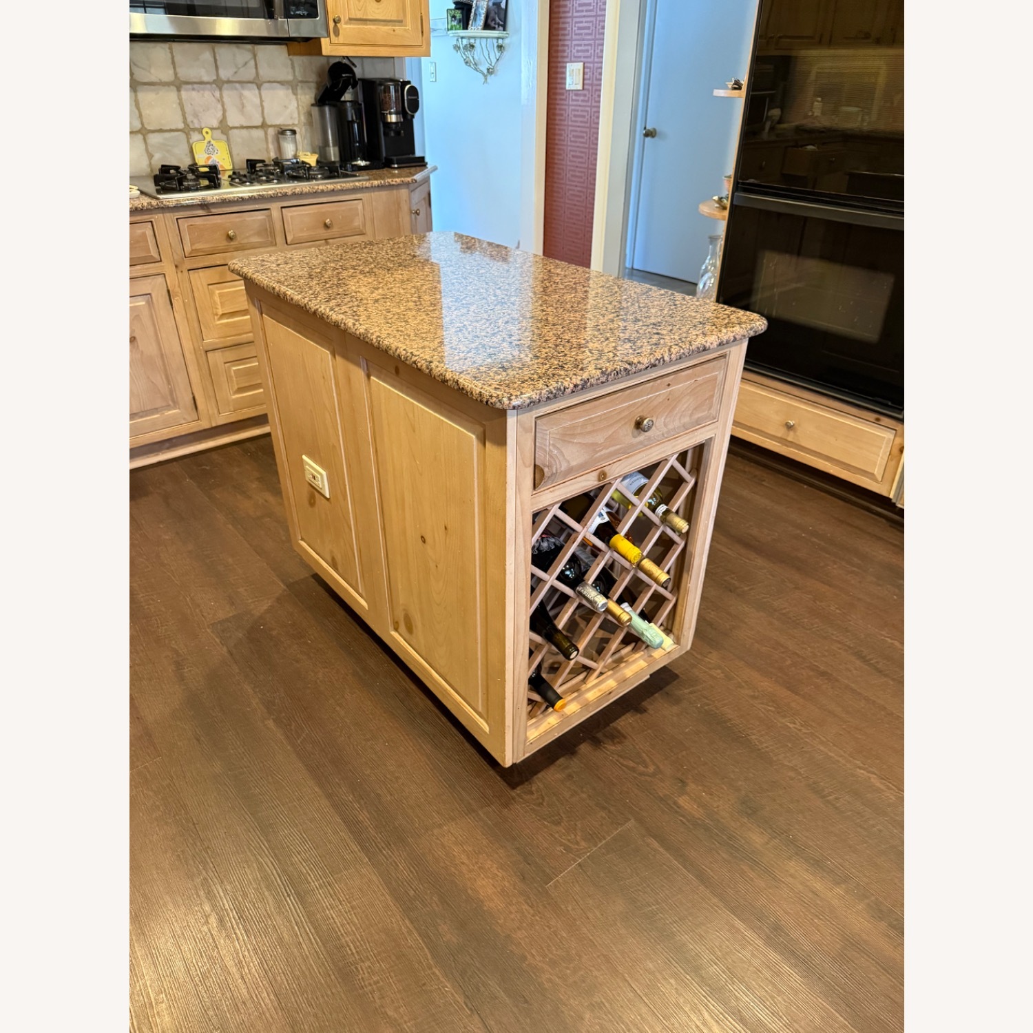 Granite Top Kitchen Island - image-3