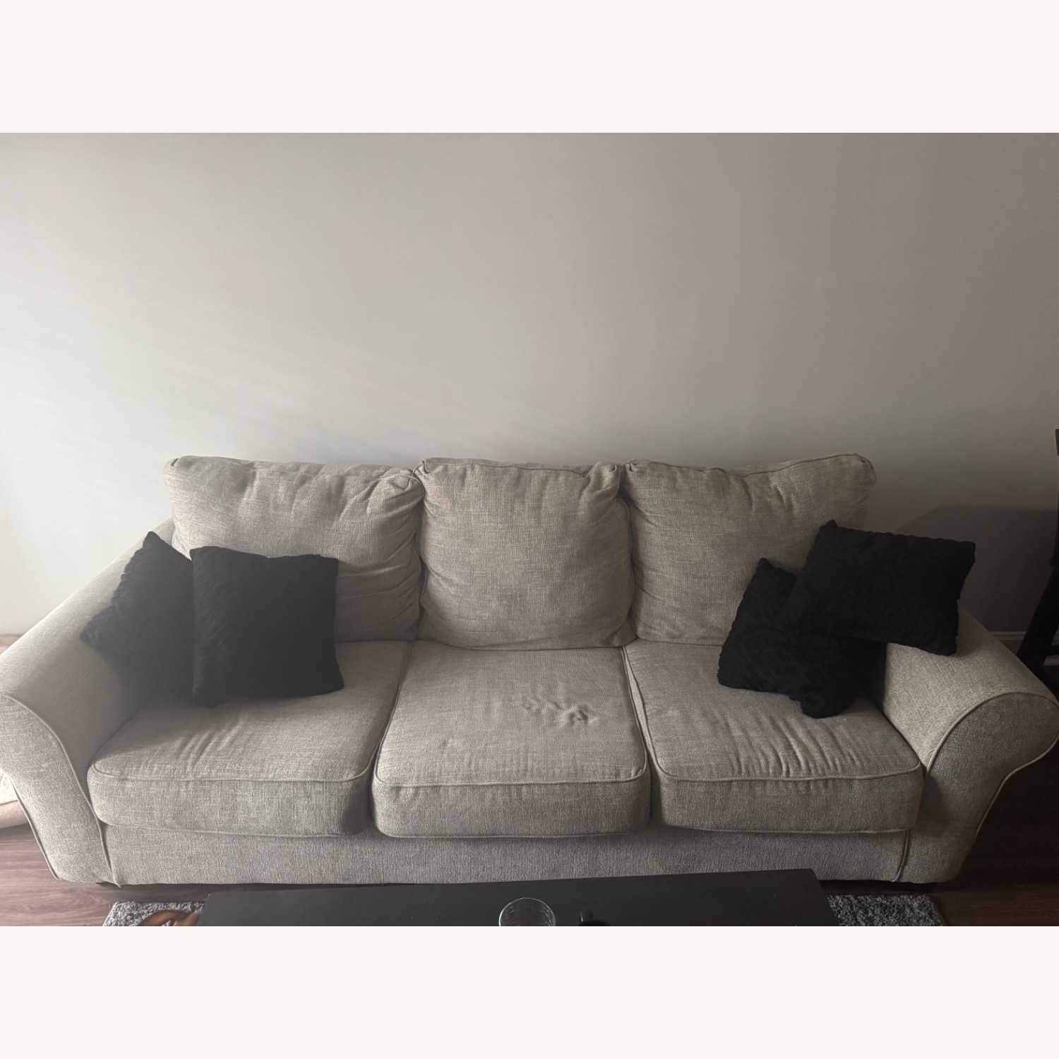 Ashley Furniture Discota Couch with Pillows and Couch Cover  - image-1