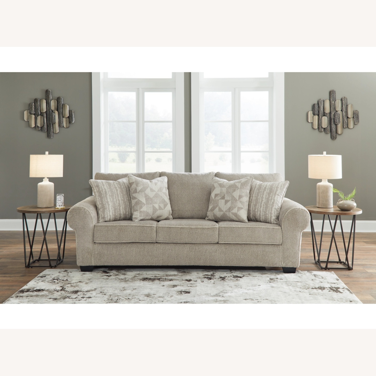 Ashley Furniture Discota Couch with Pillows and Couch Cover  - image-6