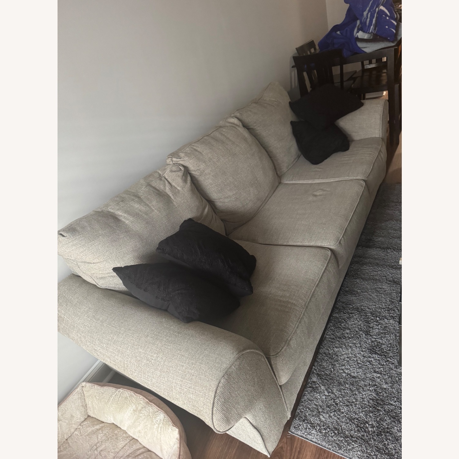 Ashley Furniture Discota Couch with Pillows and Couch Cover  - image-2