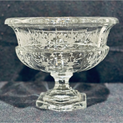 Used Tiffany & Co. Biedermeier Footed Crystal Bowl for sale on AptDeco