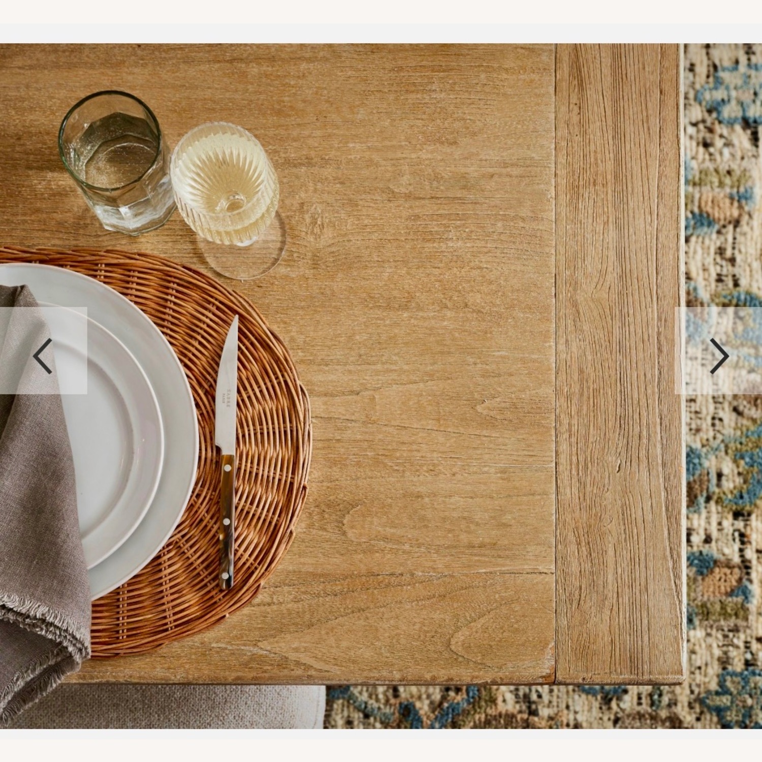 Pottery Barn 70” Toscana Dining Table - image-7