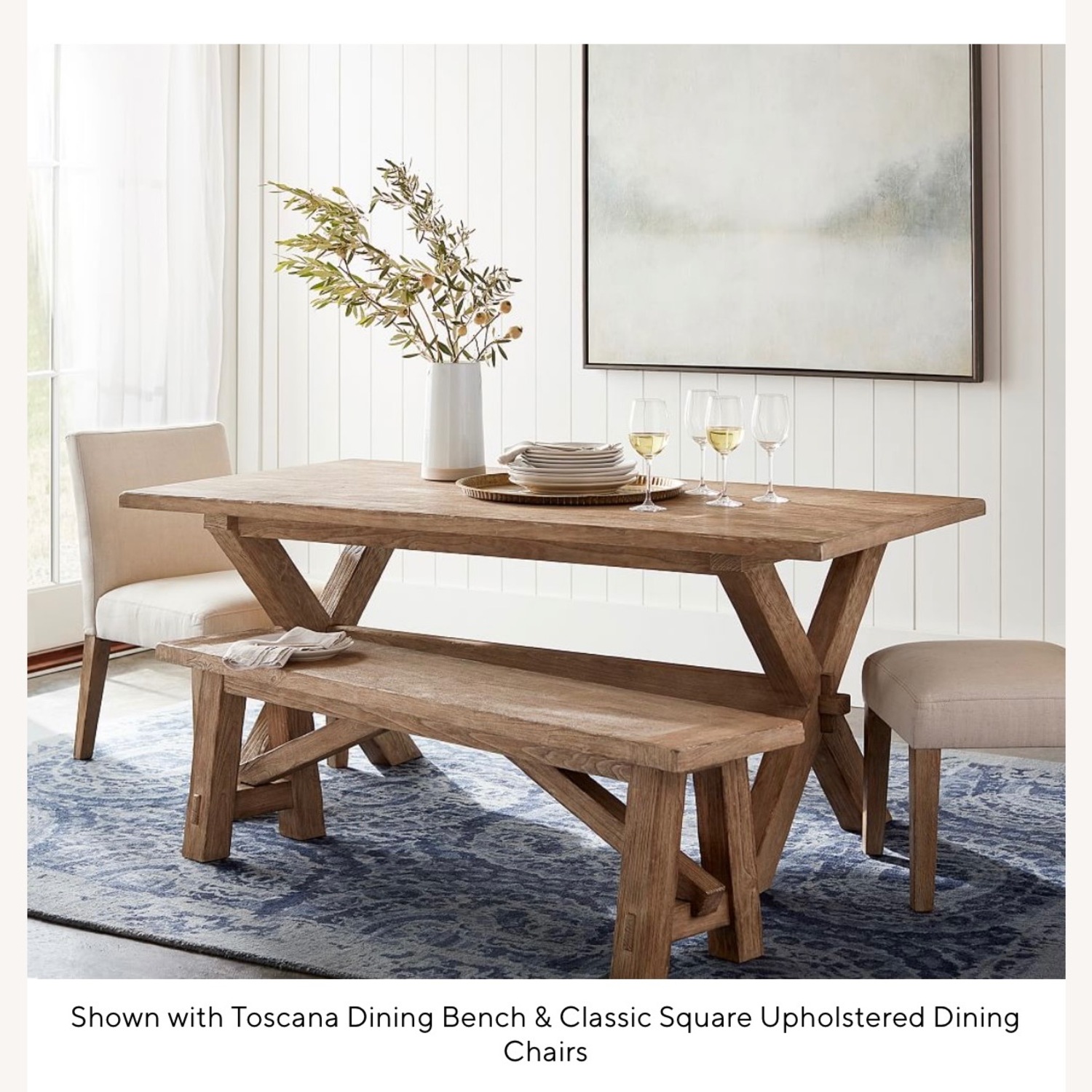 Pottery Barn 70” Toscana Dining Table - image-4