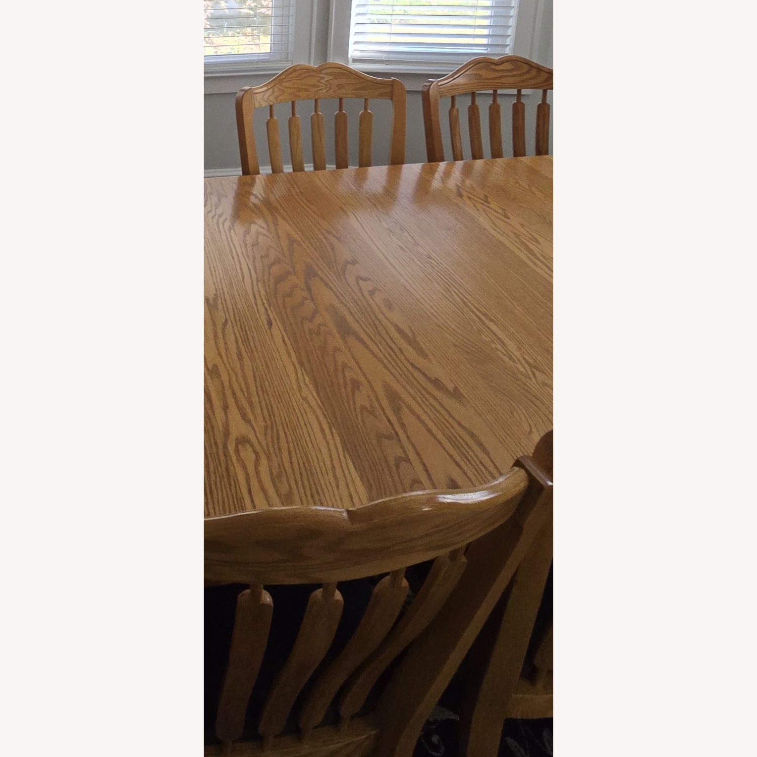 Kushwood Solid Oak Dining Room Set AptDeco