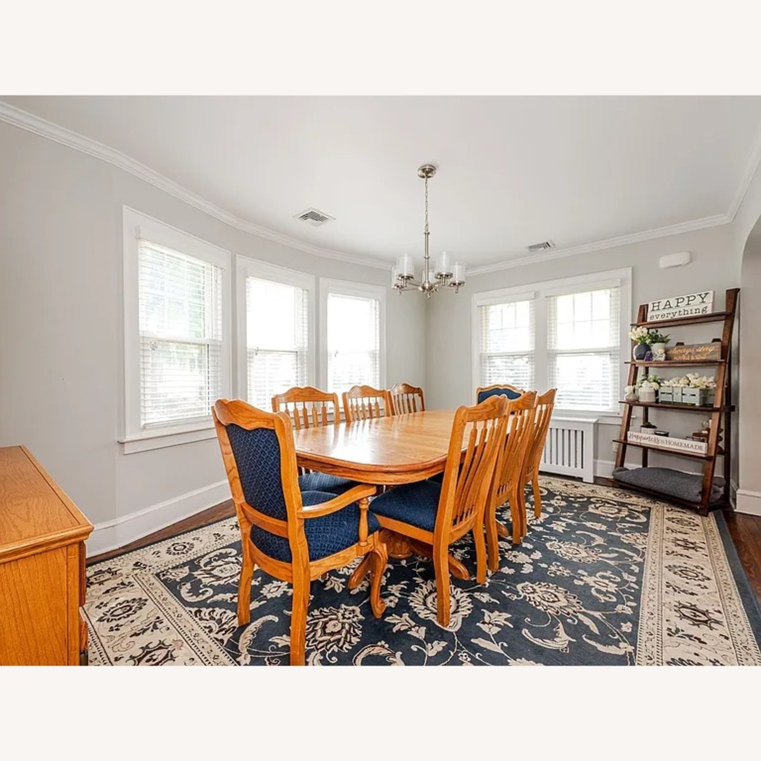 Kushwood Solid Oak Dining Room Set - image-1