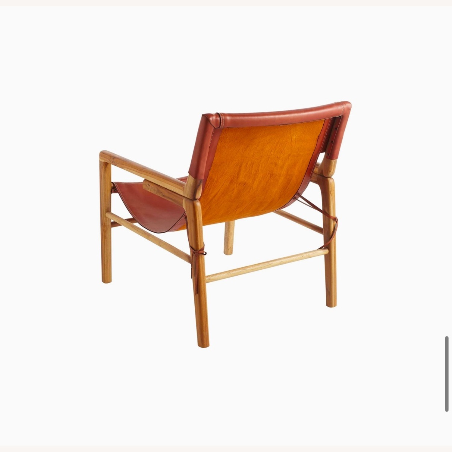 Wisteria Ruli Low-Sitting Leather Side Chair - image-2