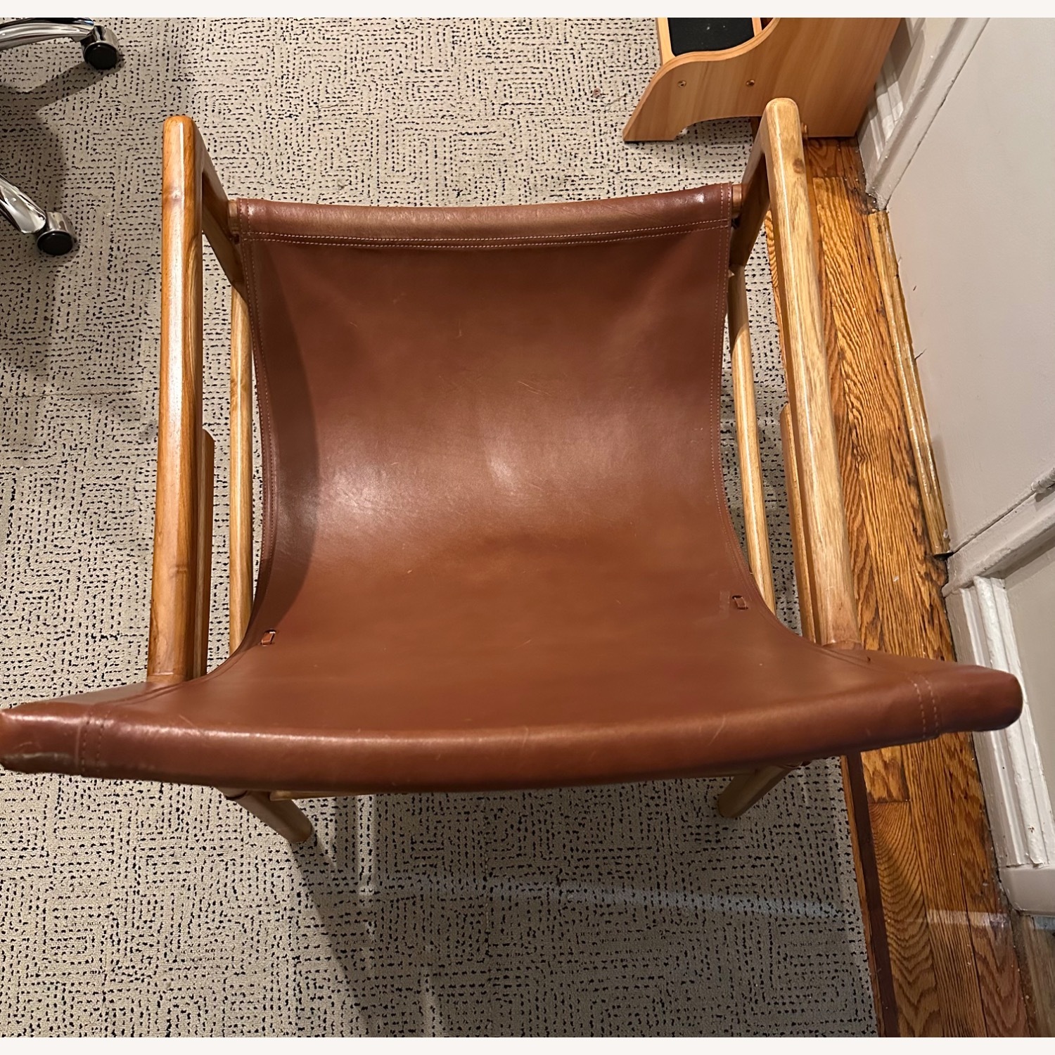 Wisteria Ruli Low-Sitting Leather Side Chair - image-8