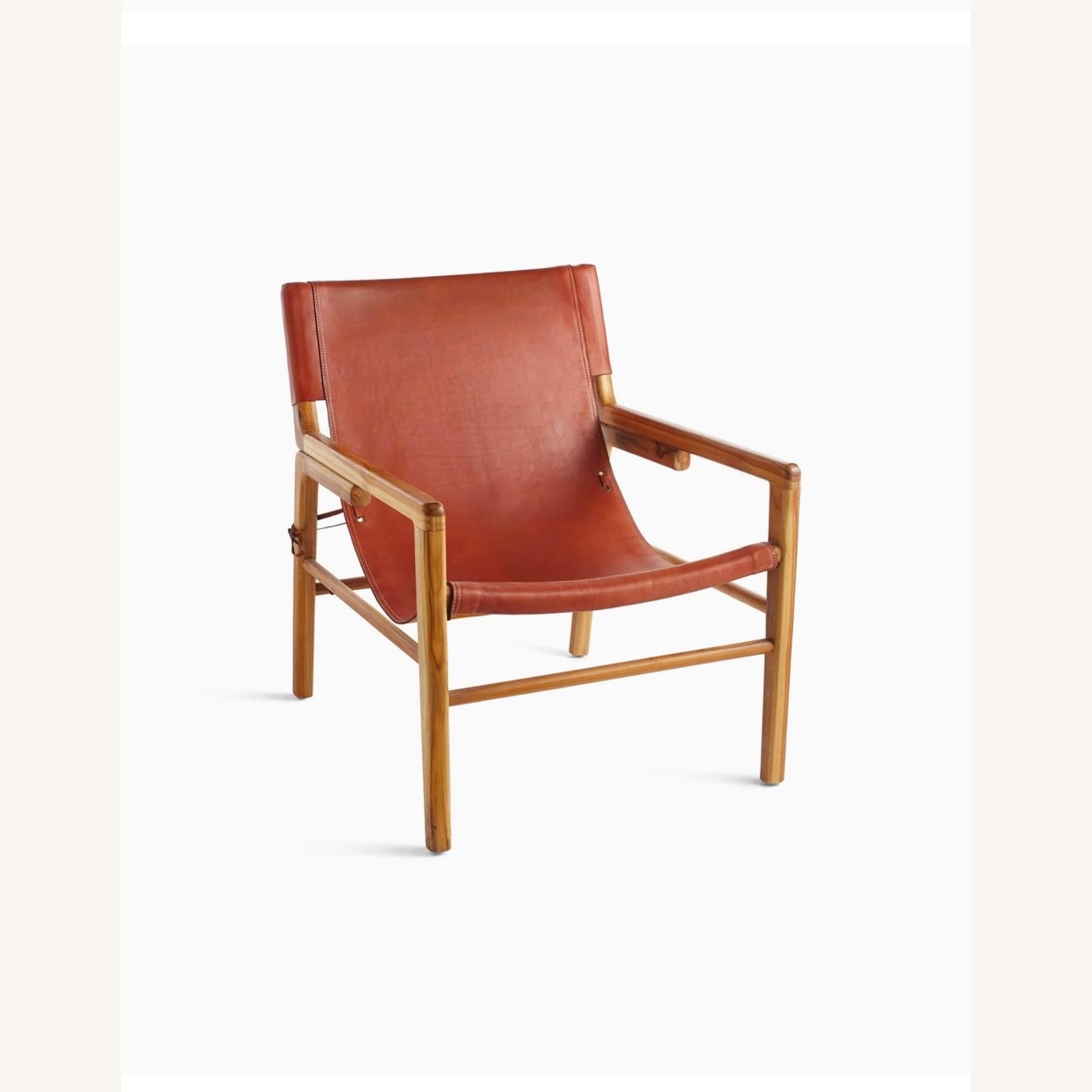 Wisteria Ruli Low-Sitting Leather Side Chair - image-1