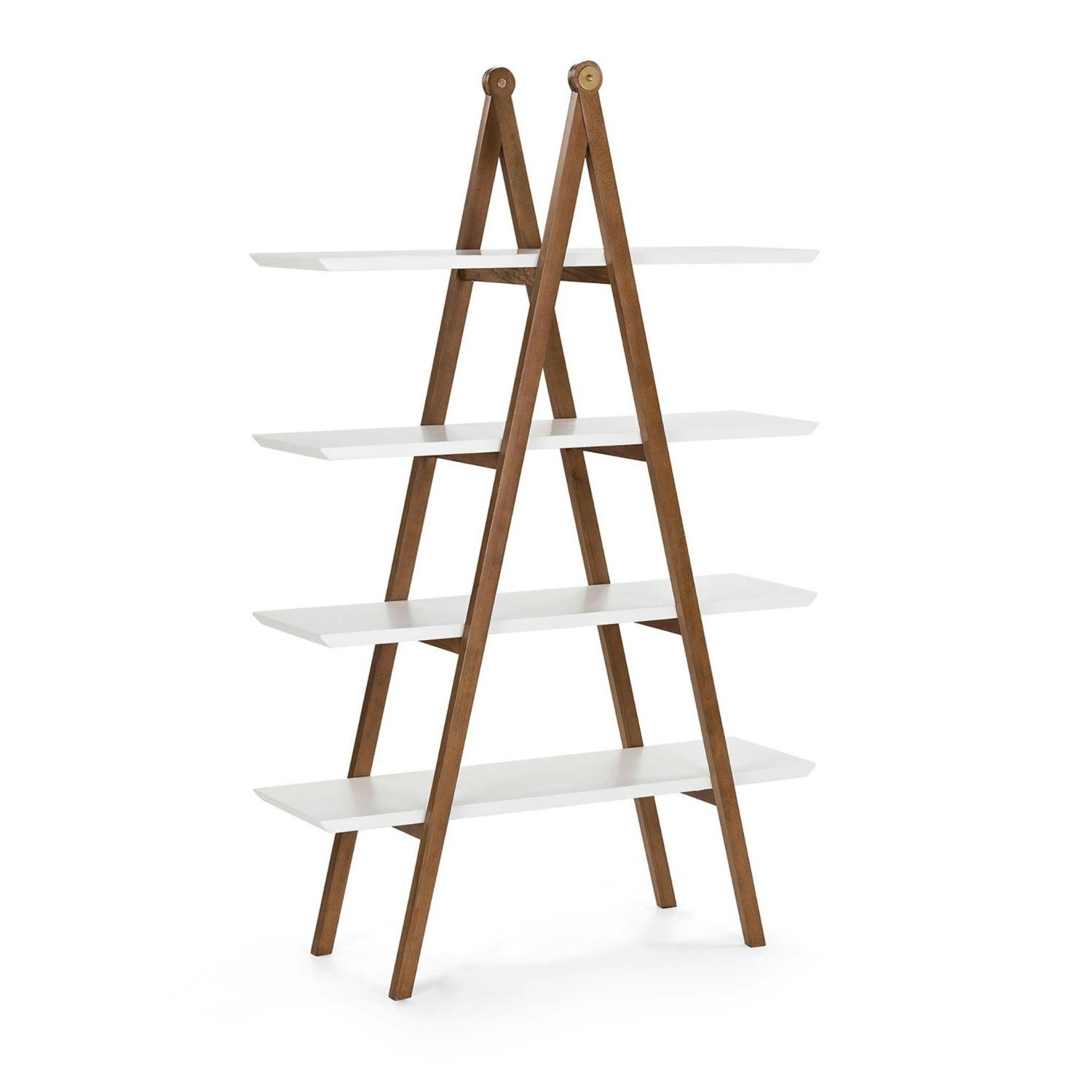 Article Caliper 47" Shelf - White/Walnut - image-5