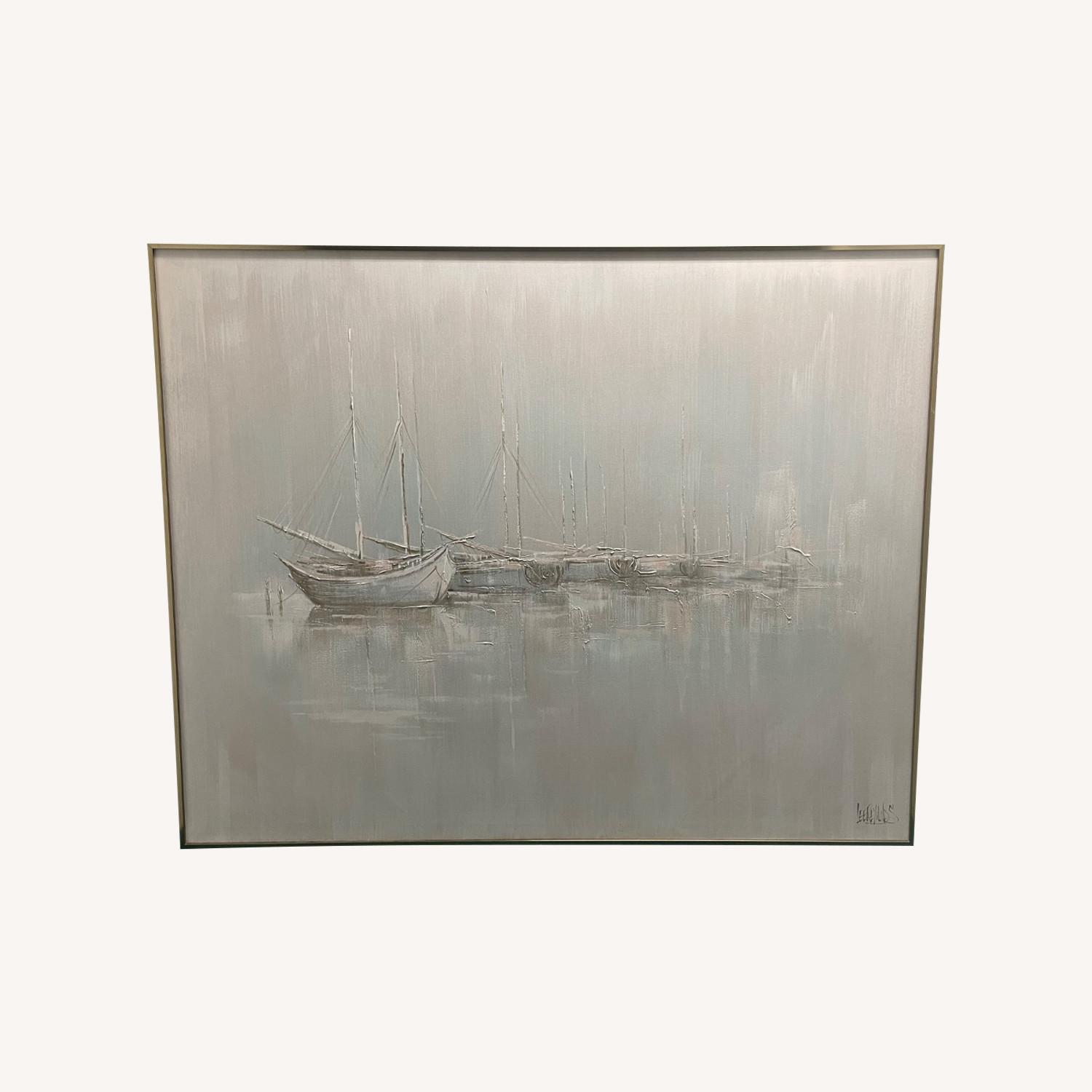 Large Lee Reynolds Nautical Painting - image-0