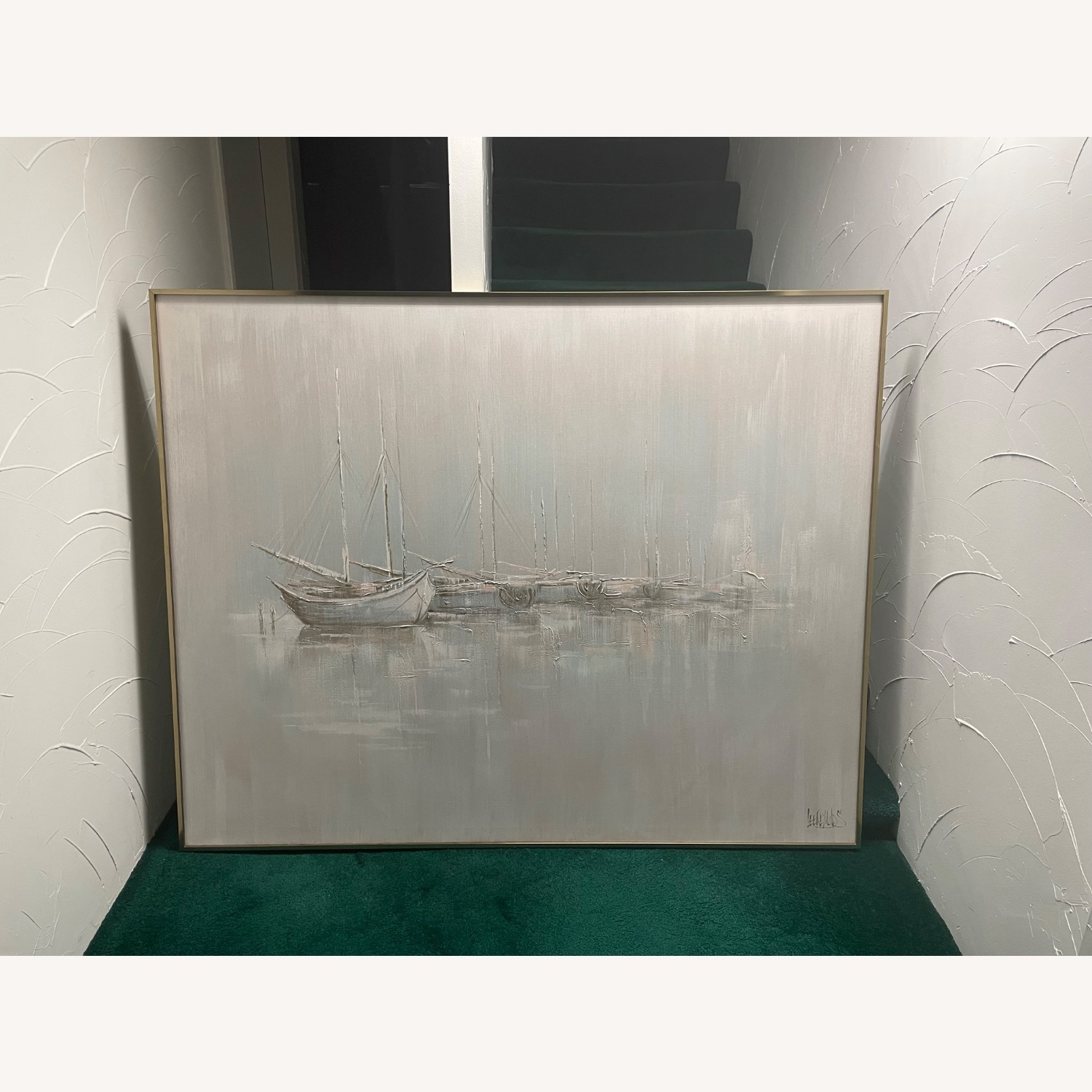 Large Lee Reynolds Nautical Painting - image-1