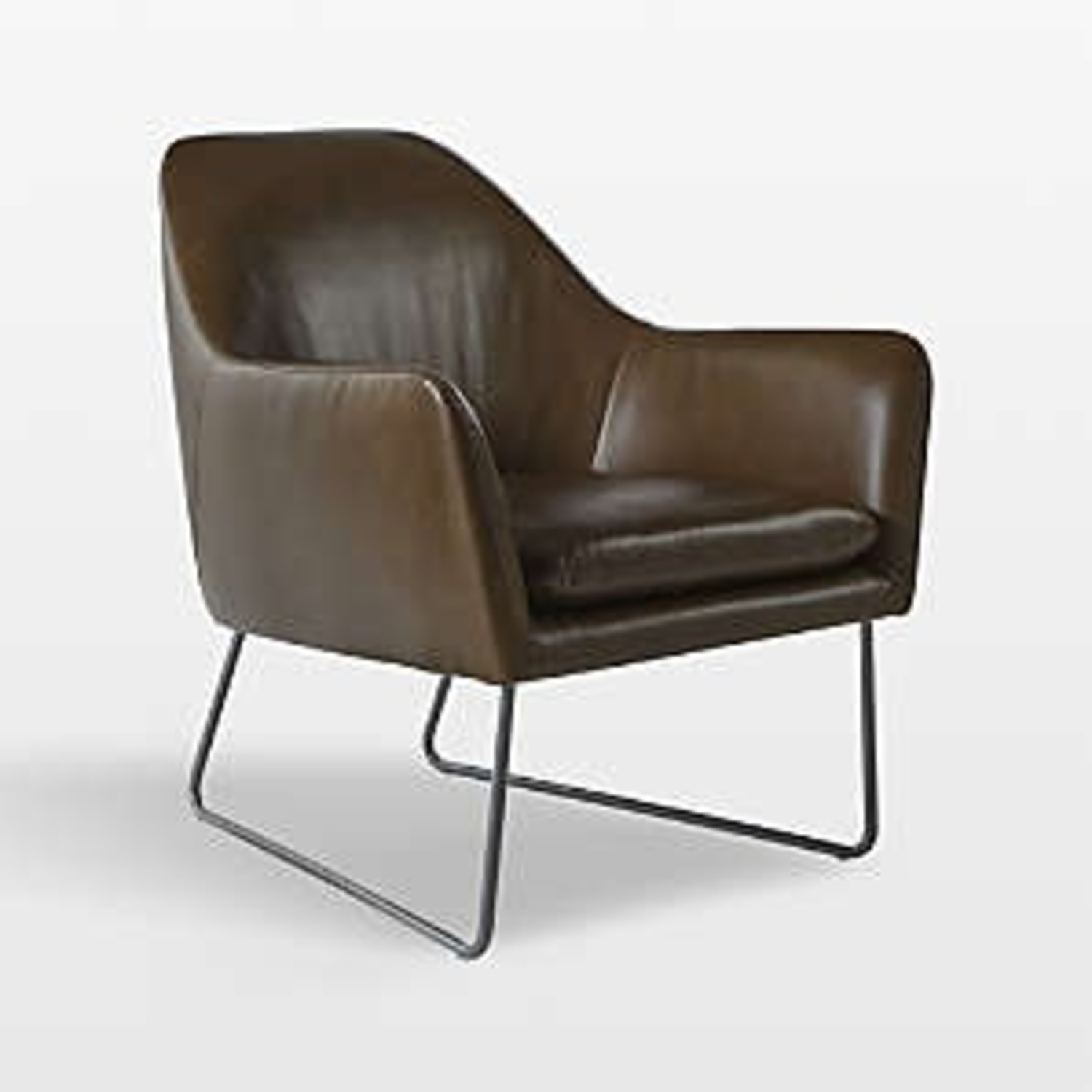 Crate & Barrel Clancy Leather Accent Chair  - image-6