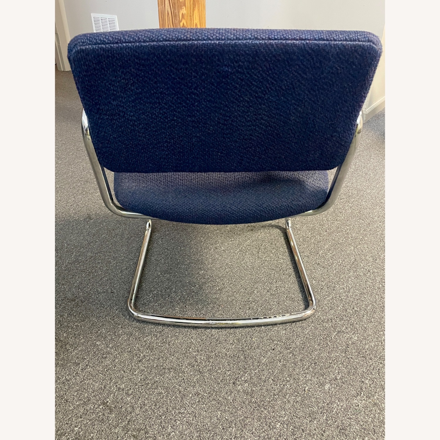 Vintage Steelcase Chrome Cantliever Chairs - image-5