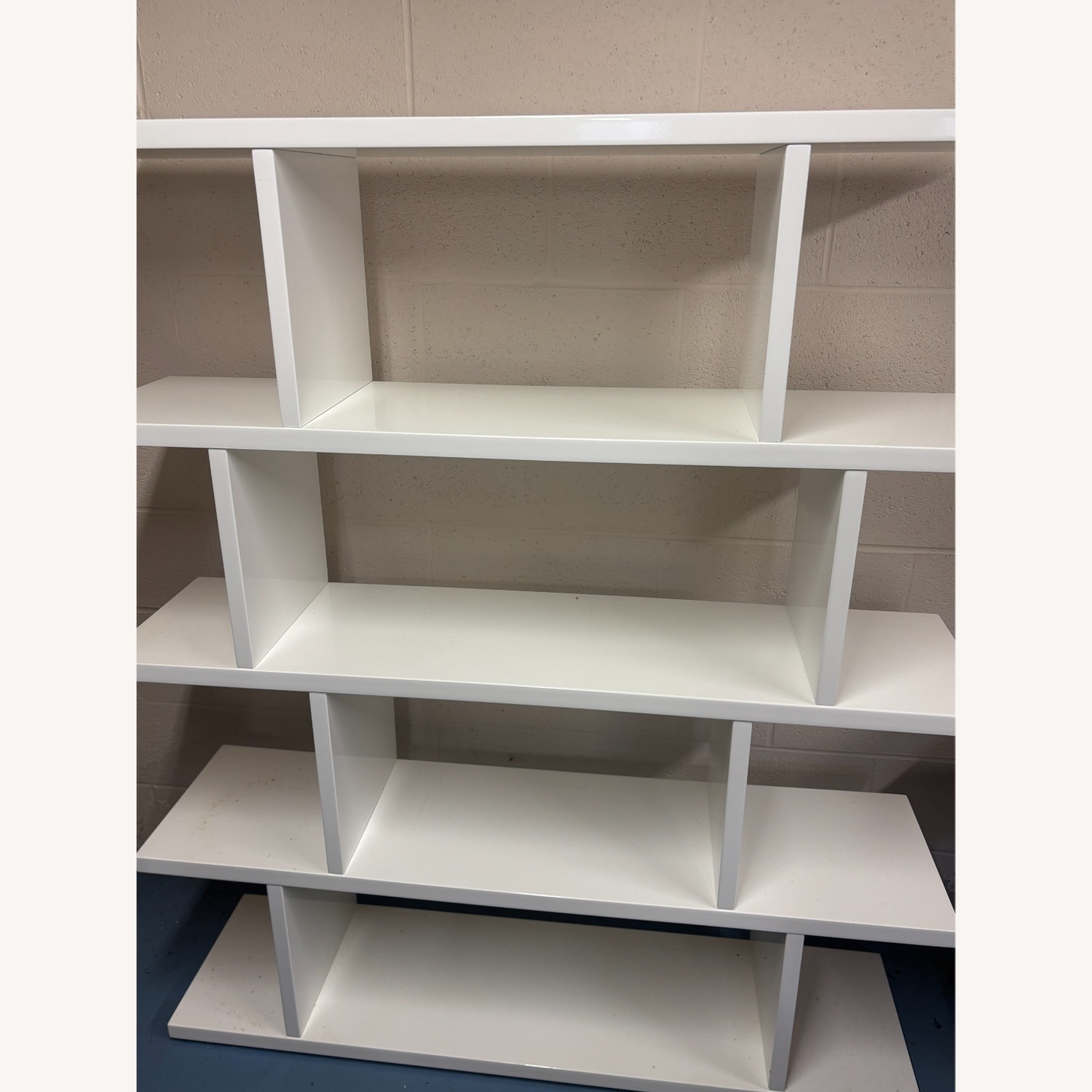 CB2 3.14 White Bookcase - image-1