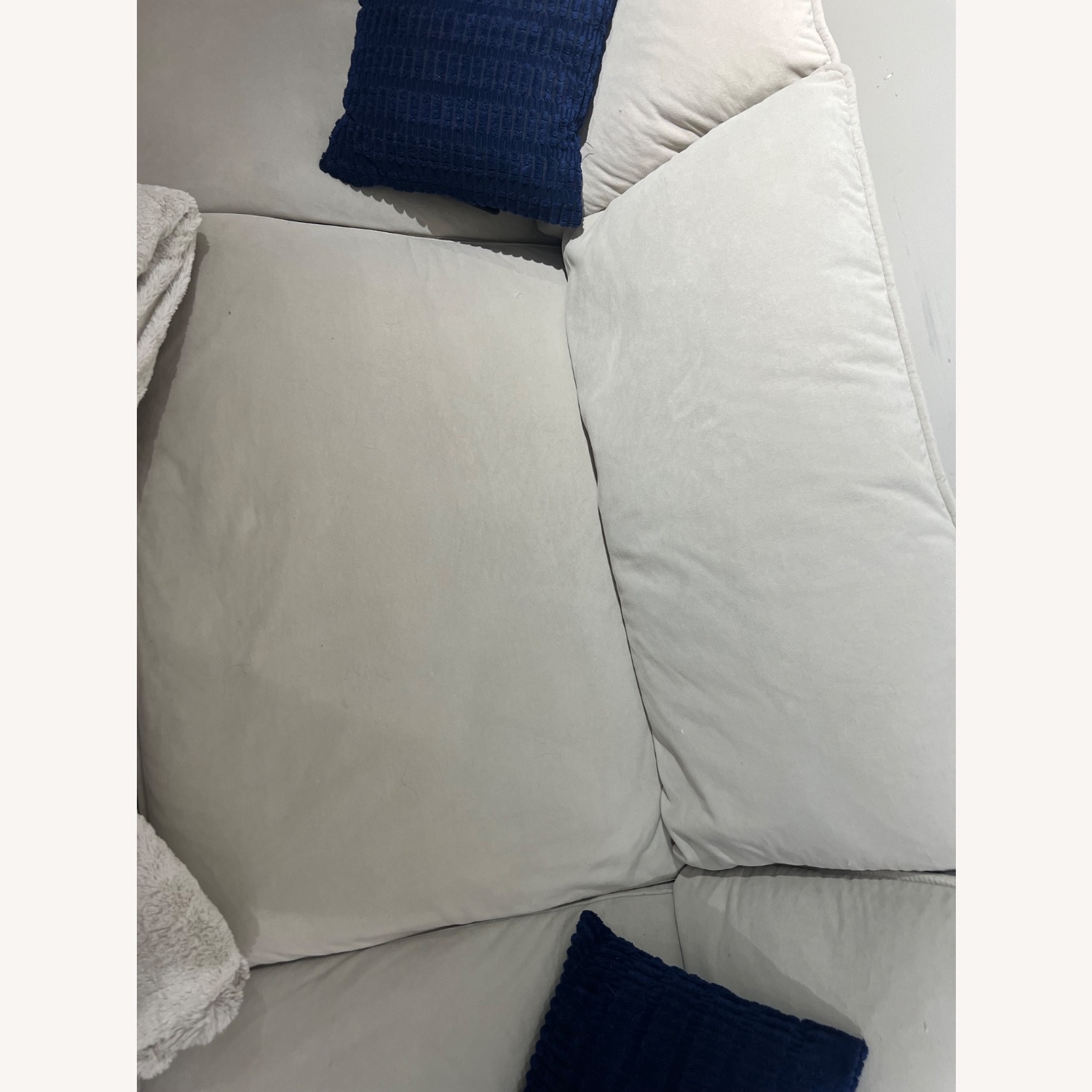 Microfiber Modular Sofa - Cream - image-5