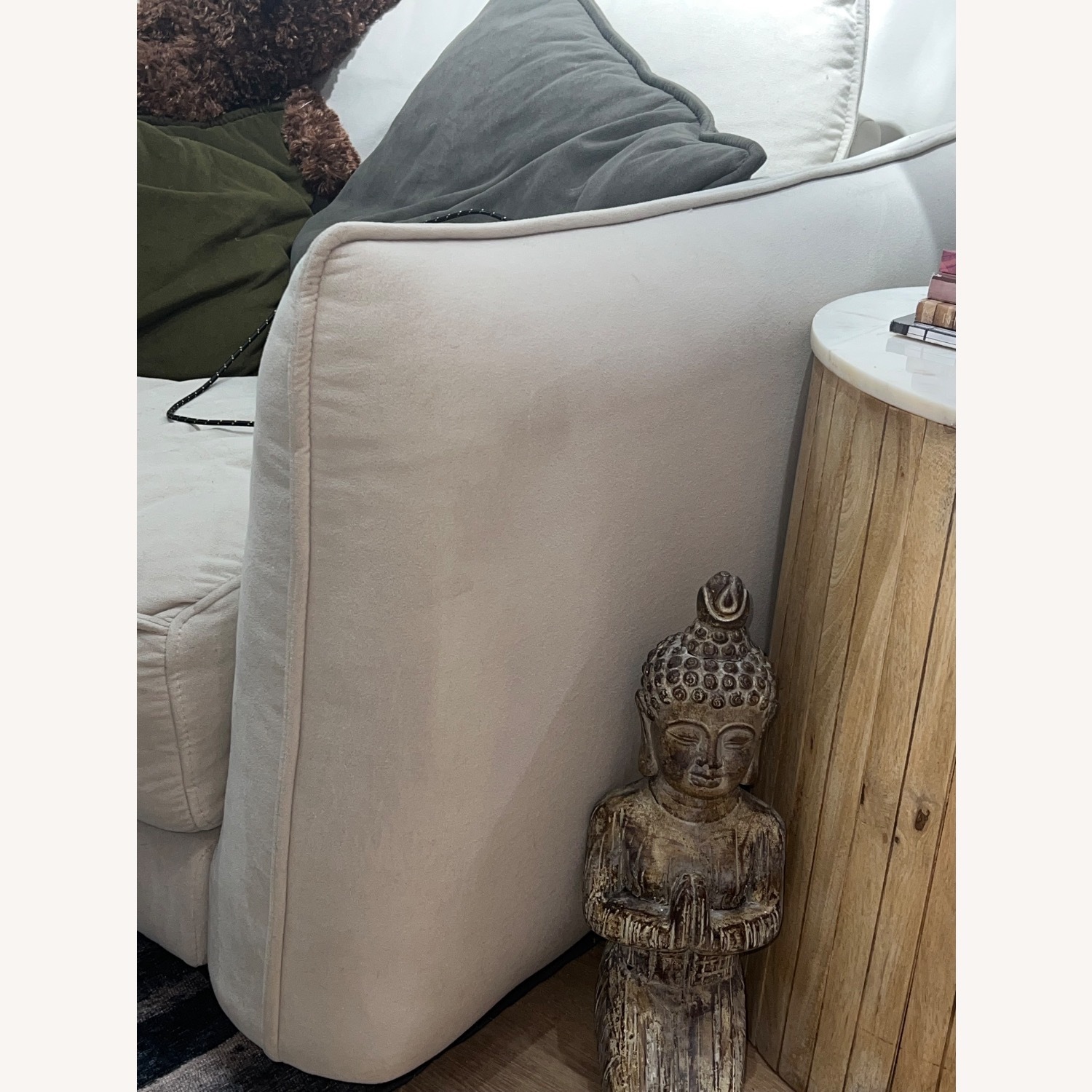 Microfiber Modular Sofa - Cream - image-2